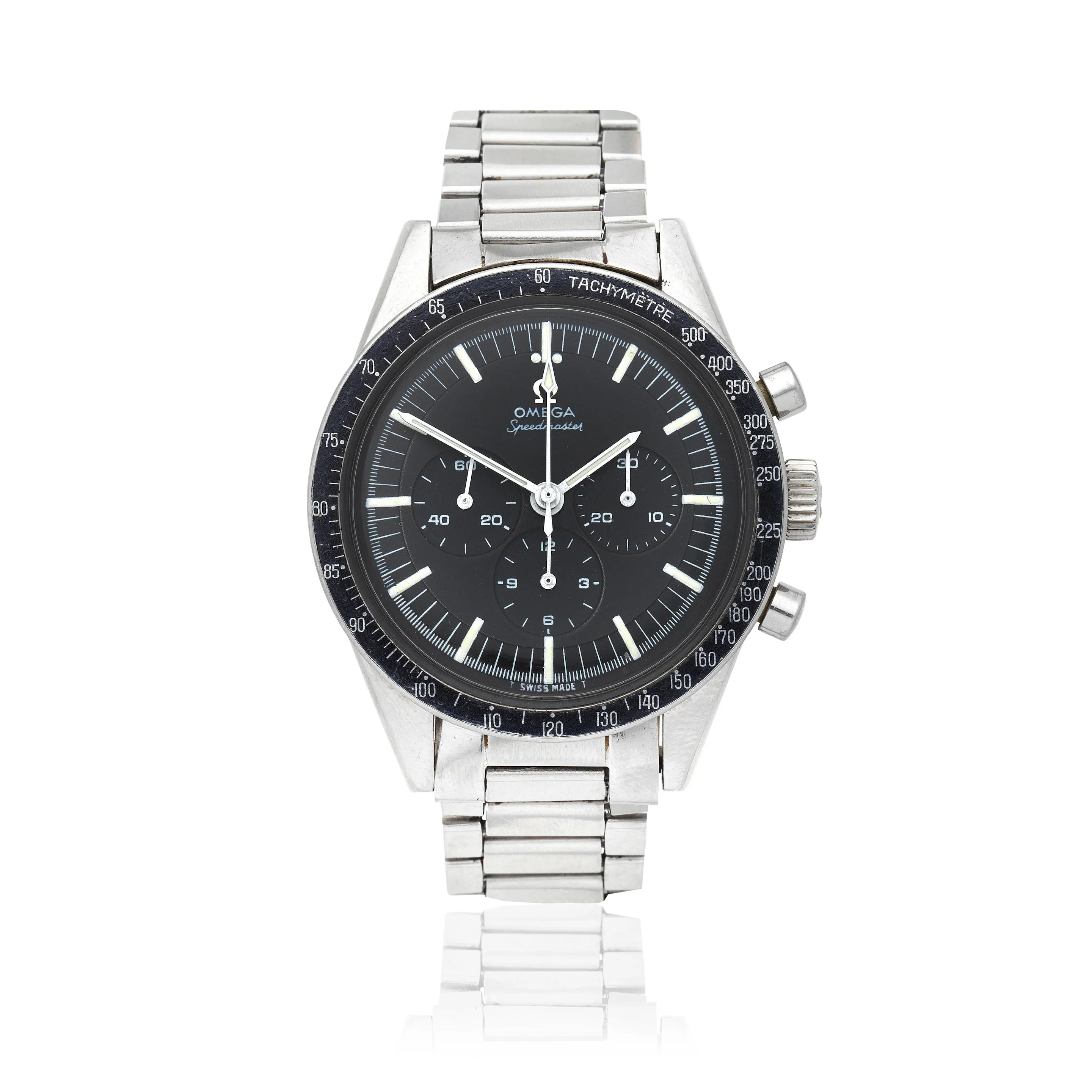 Omega Speedmaster Ed White 105.003-64 40mm Stainless steel Black