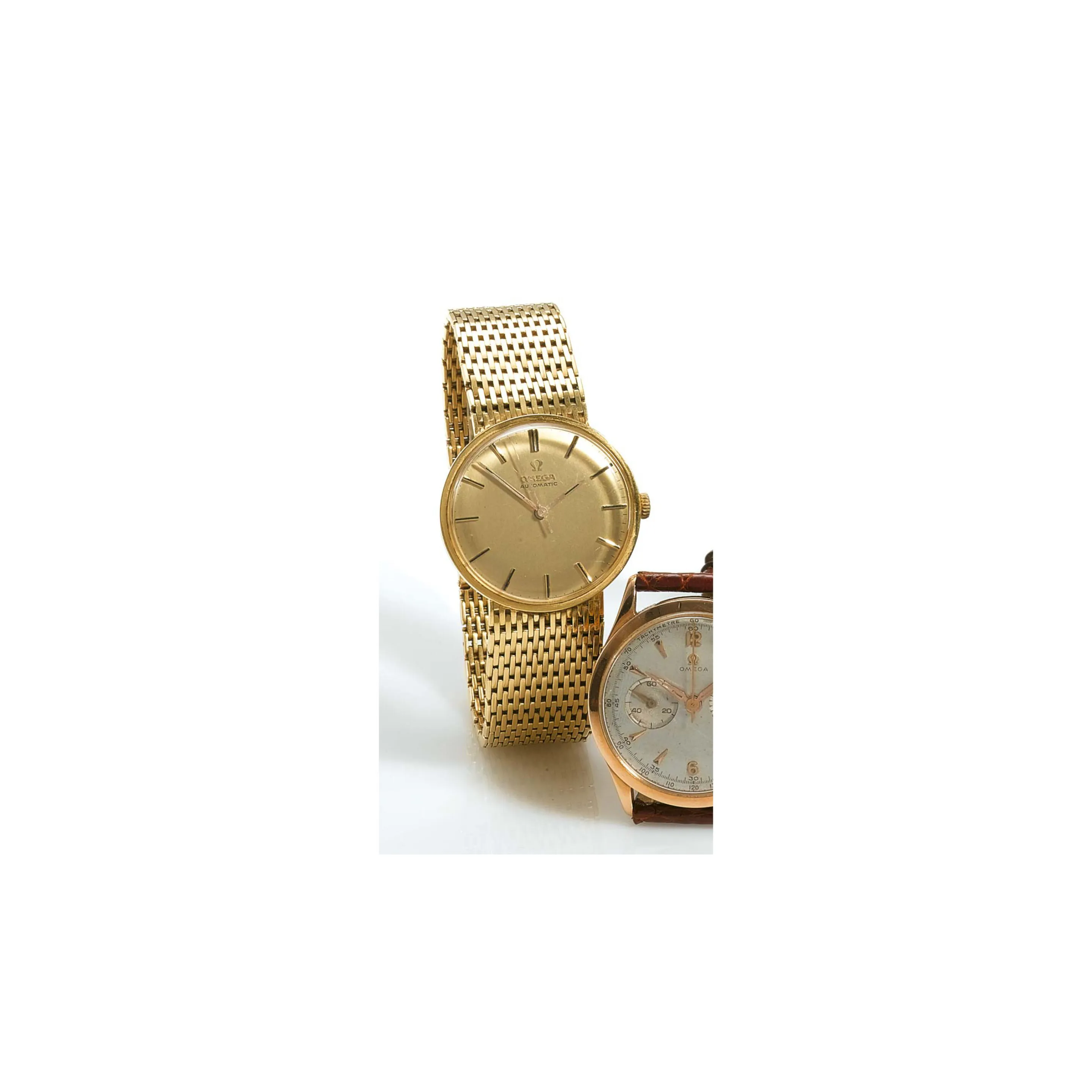 Omega 33mm Yellow gold Gilt dial