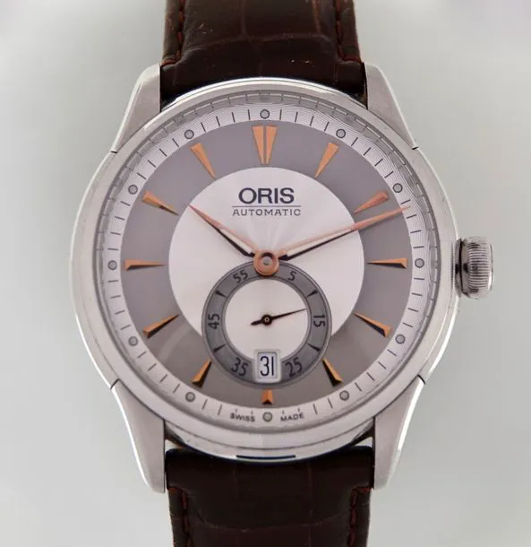 Oris Chronoris 7582 City Watch 39mm Stainless steel Silver