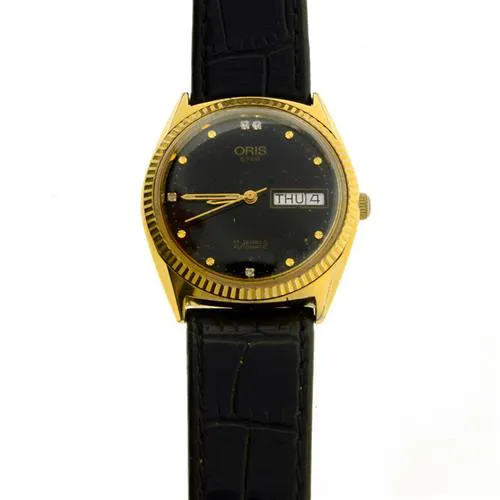 Oris Yellow gold Black