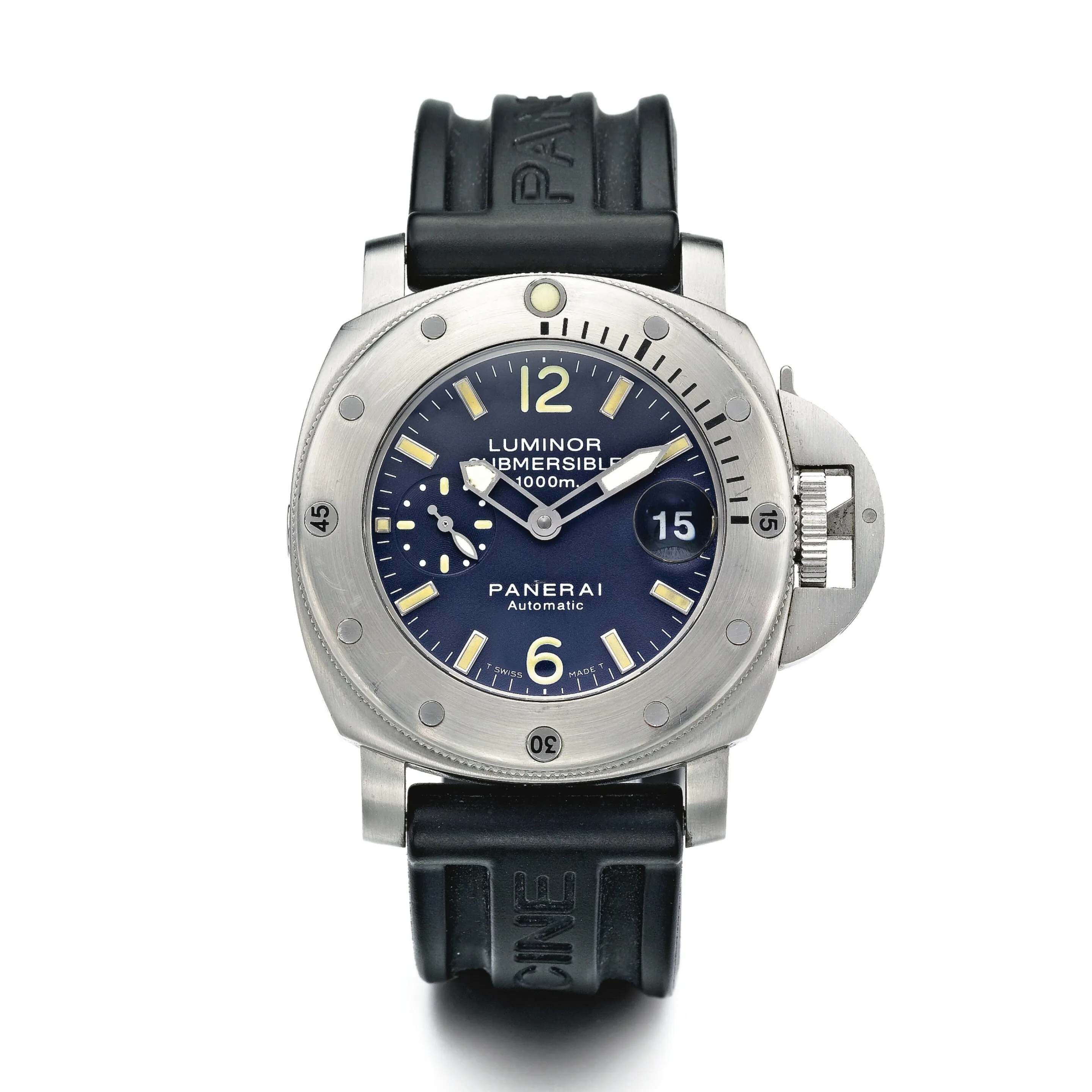 Panerai Submersible PAM 00087 44mm Stainless steel Blue