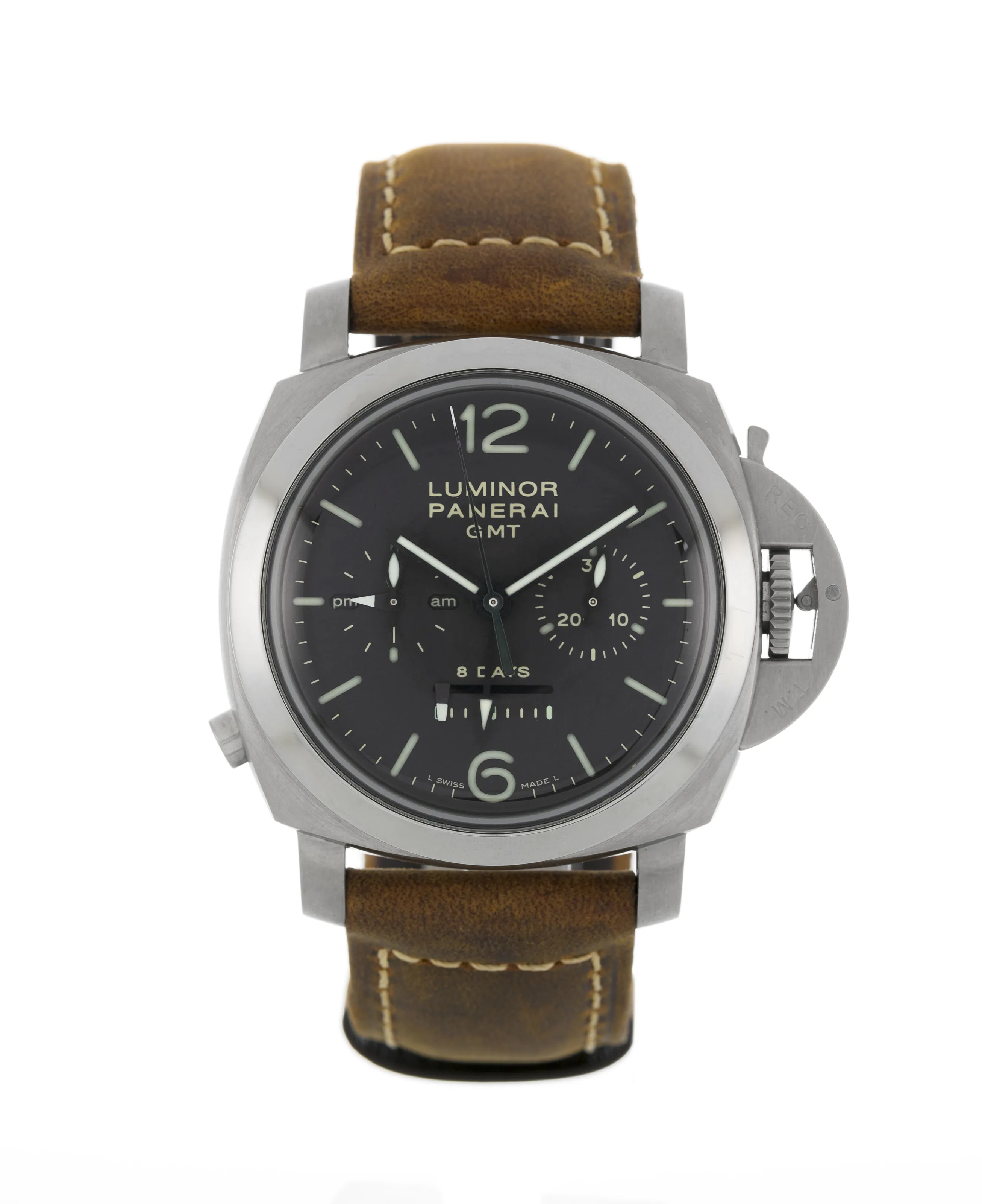 Panerai Luminor 1950 PAM 00311 43mm Titanium Brown