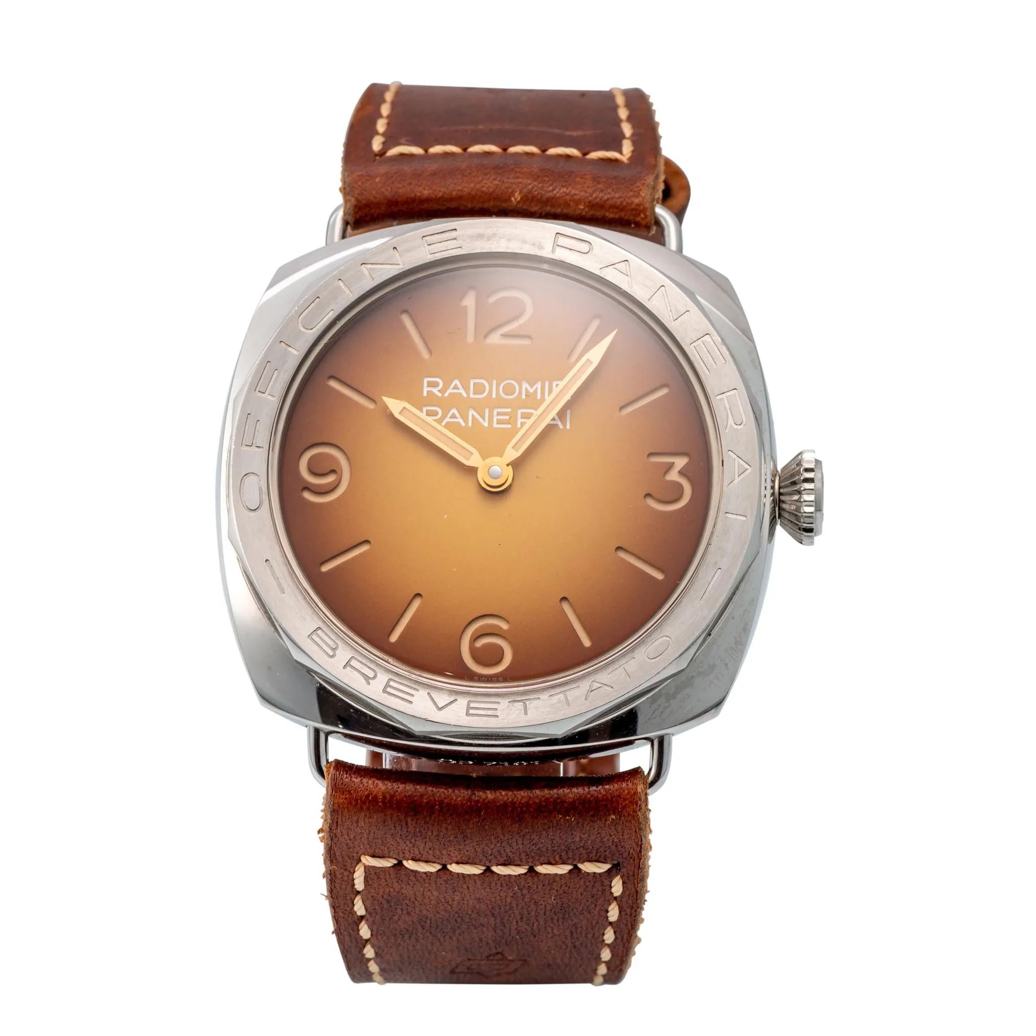 Panerai Radiomir PAM 00687 47mm Stainless steel Brown