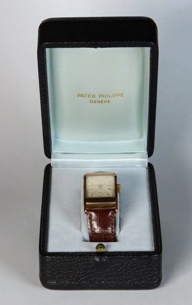 Patek Philippe Hour Glass 2461 Rose gold Silver