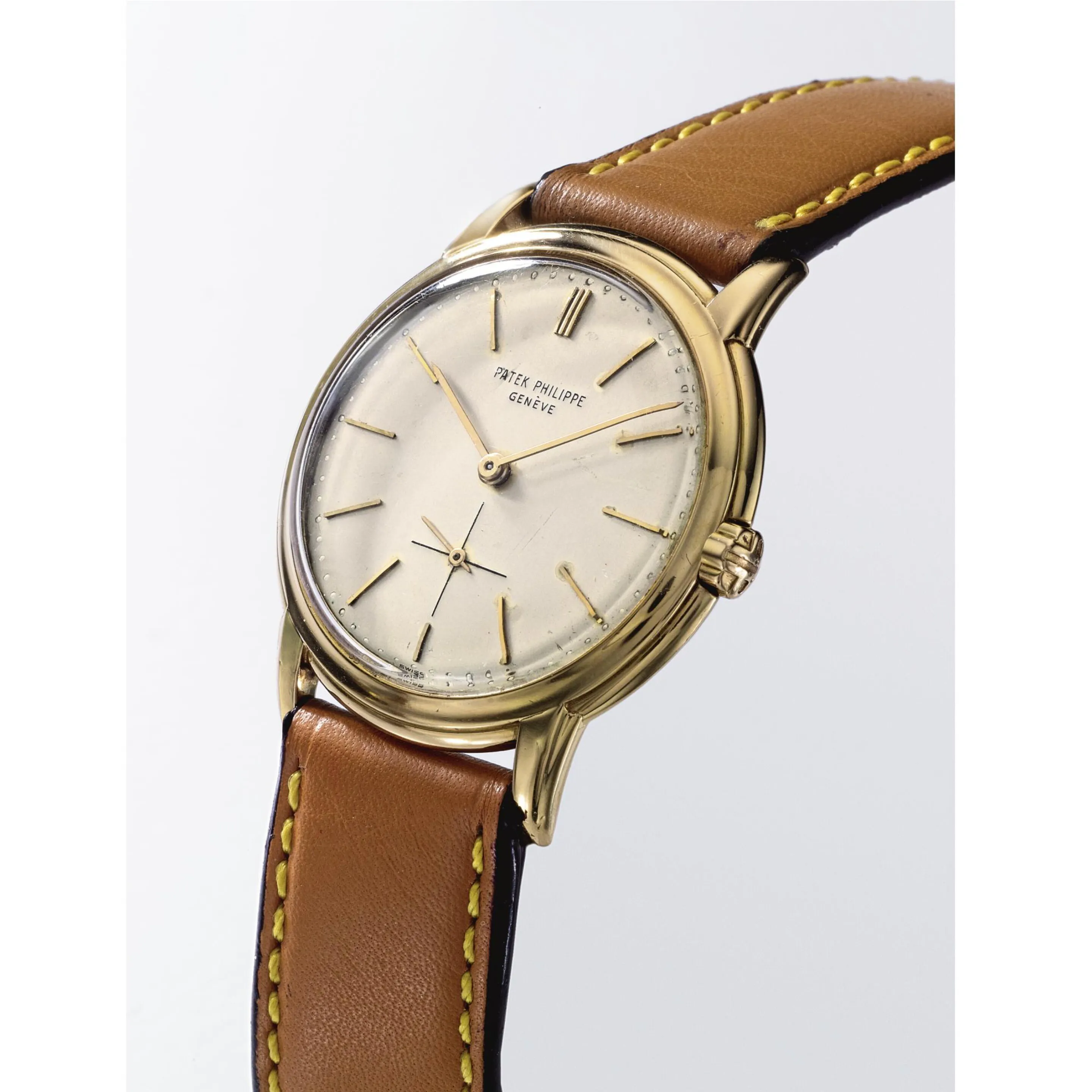 Patek Philippe 3433 36mm Yellow gold Silver