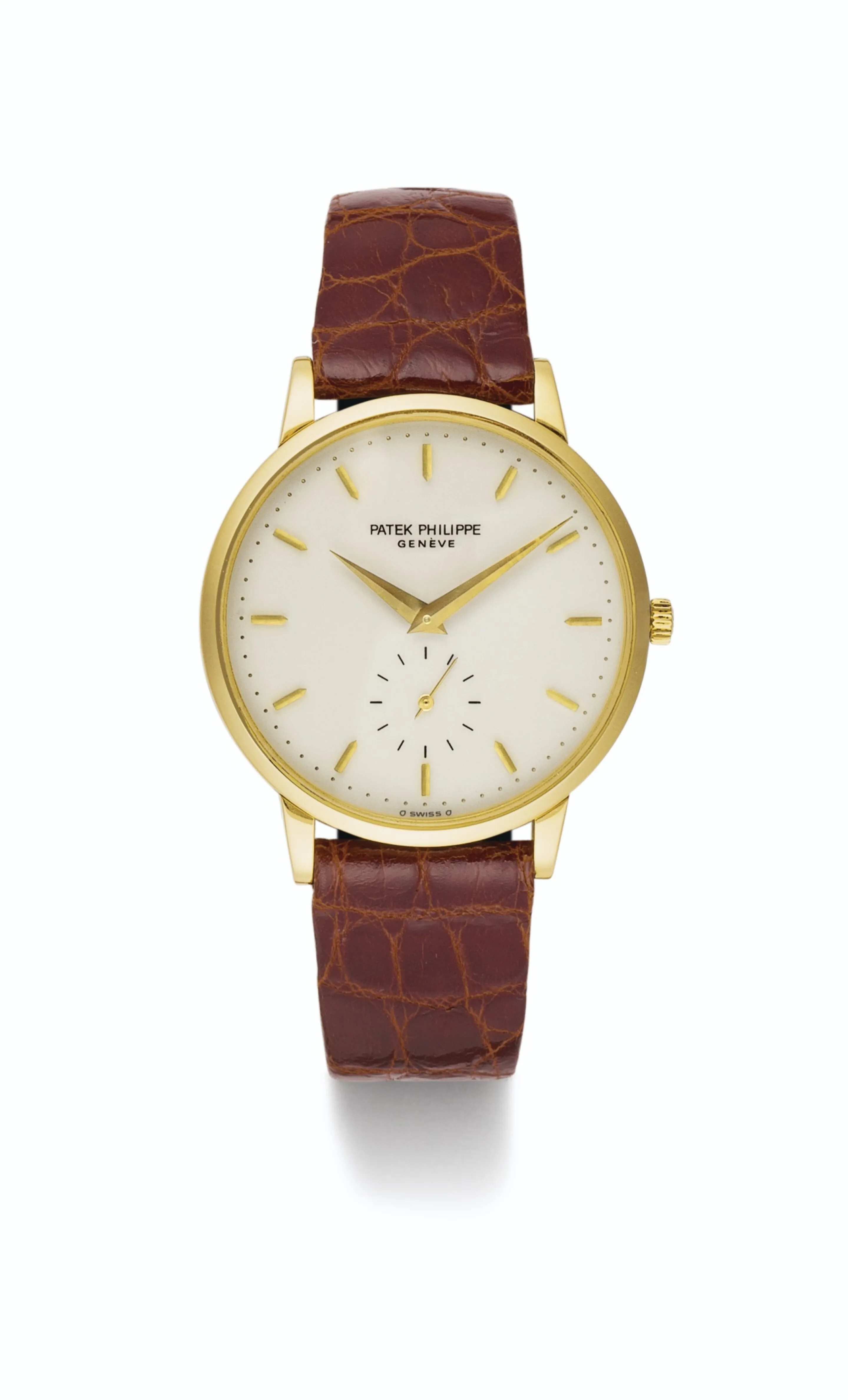 Patek Philippe 3893 33mm Yellow gold Cream