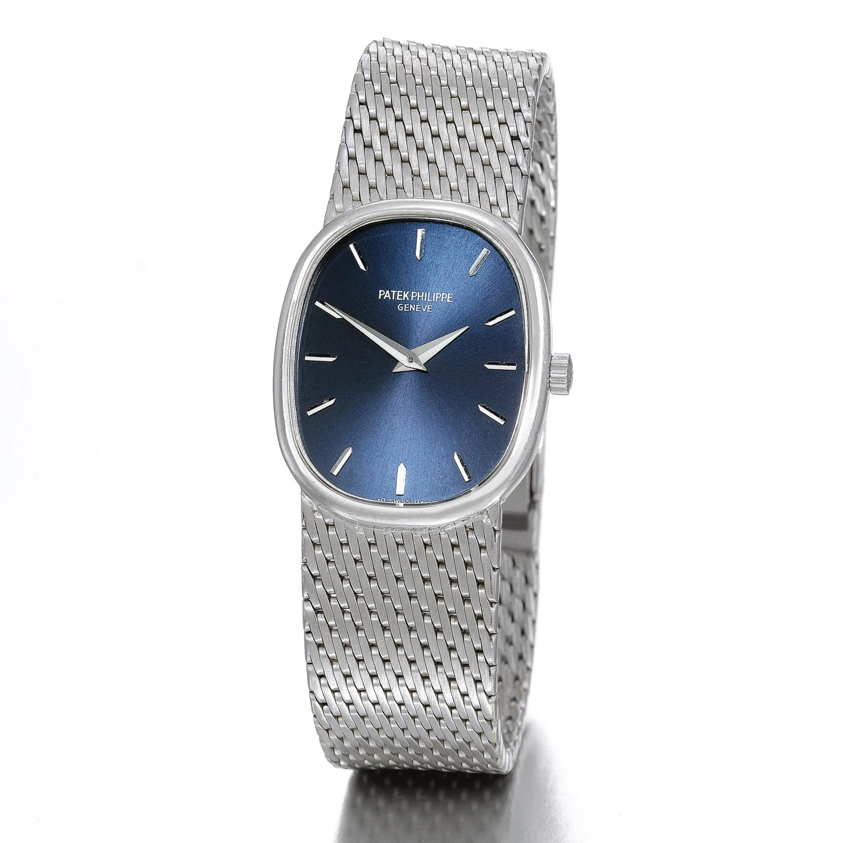 Patek Philippe Golden Ellipse 4226/2 28mm White gold Blue