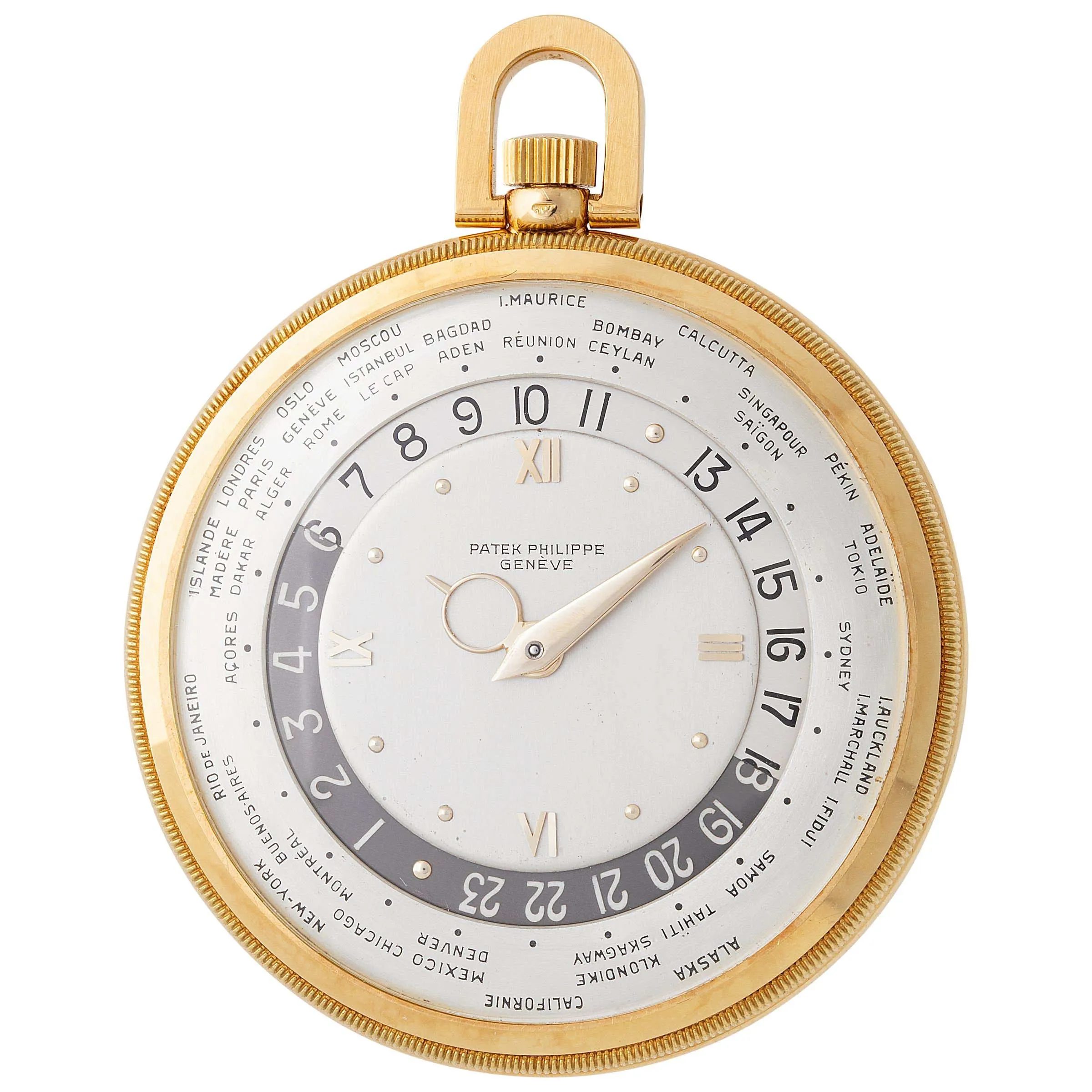 Patek Philippe 605 44.5mm Yellow gold Silver