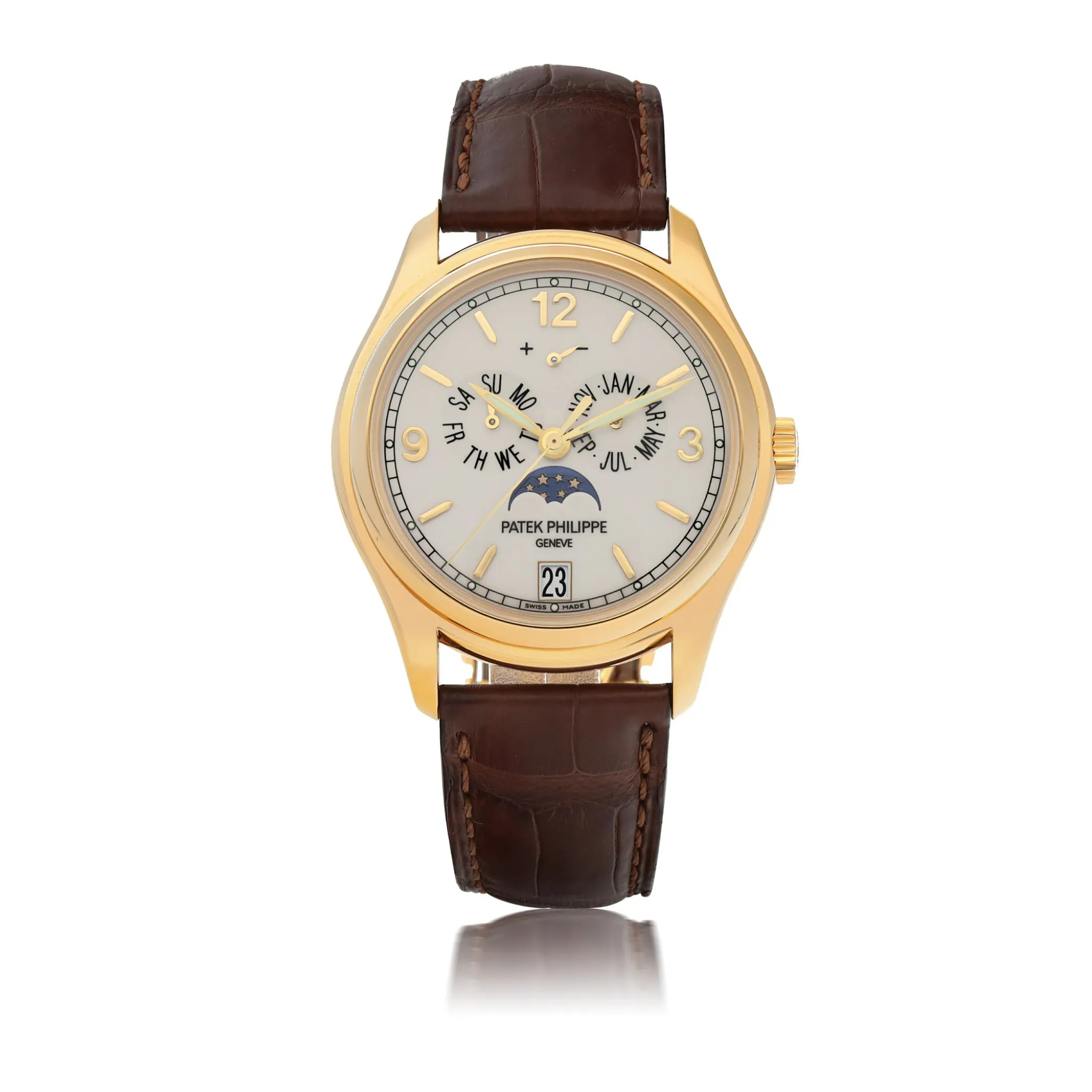 Patek Philippe Annual Calendar 5146J 39mm Yellow gold Cream