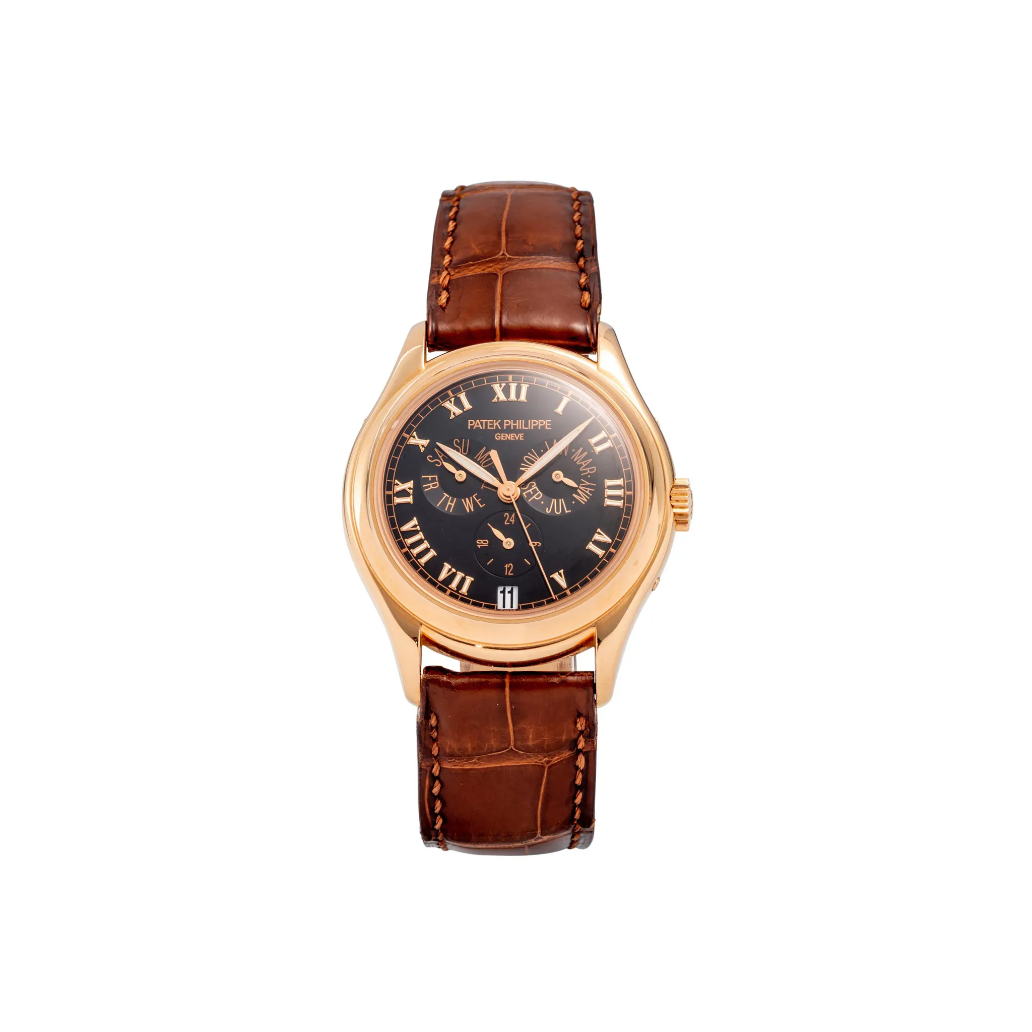 Patek Philippe Annual Calendar 5035 37mm Rose gold Black