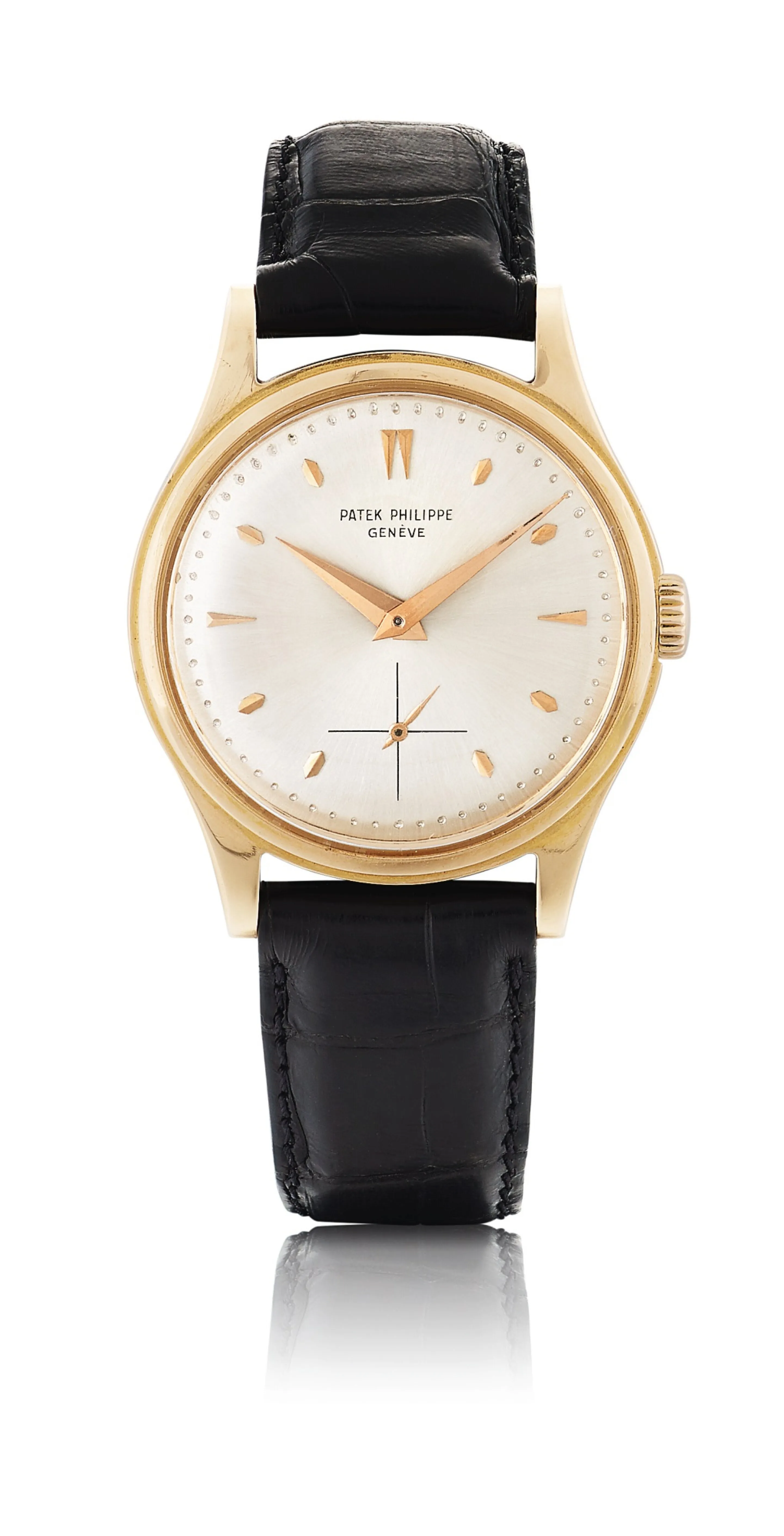 Patek Philippe Calatrava 2509 35mm Rose gold Silver