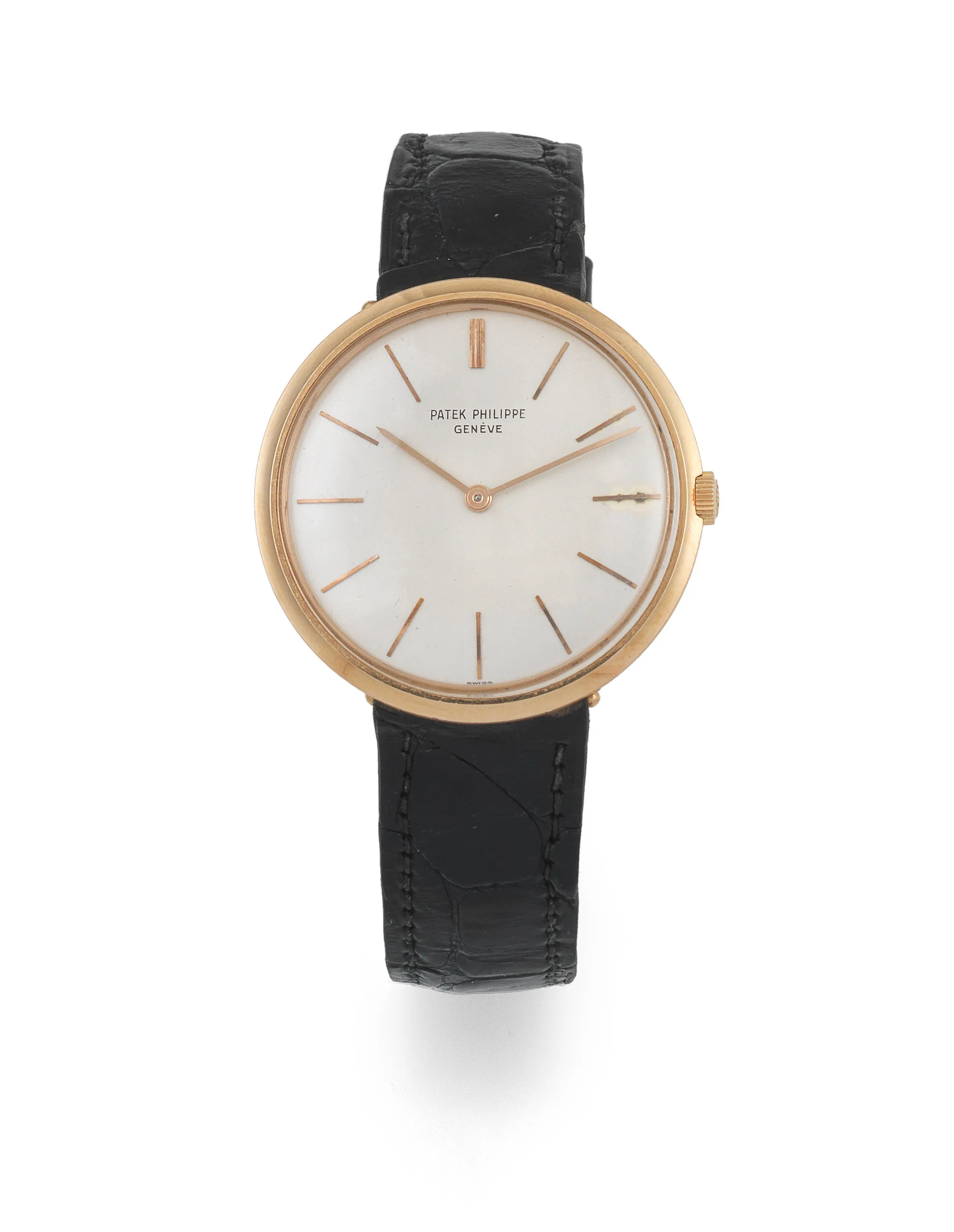 Patek Philippe Calatrava 2591 34mm Yellow gold Silver