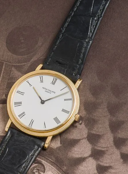 Patek Philippe Calatrava 3744 33mm Yellow gold White