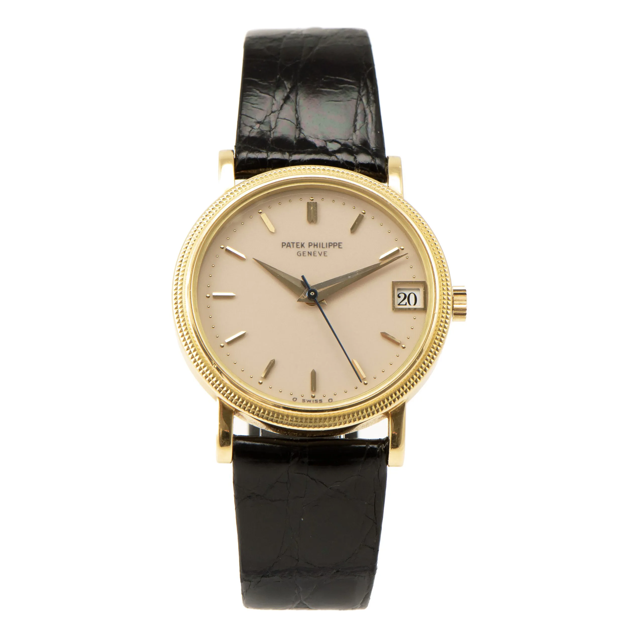 Patek Philippe Calatrava 3802 Yellow gold Cream