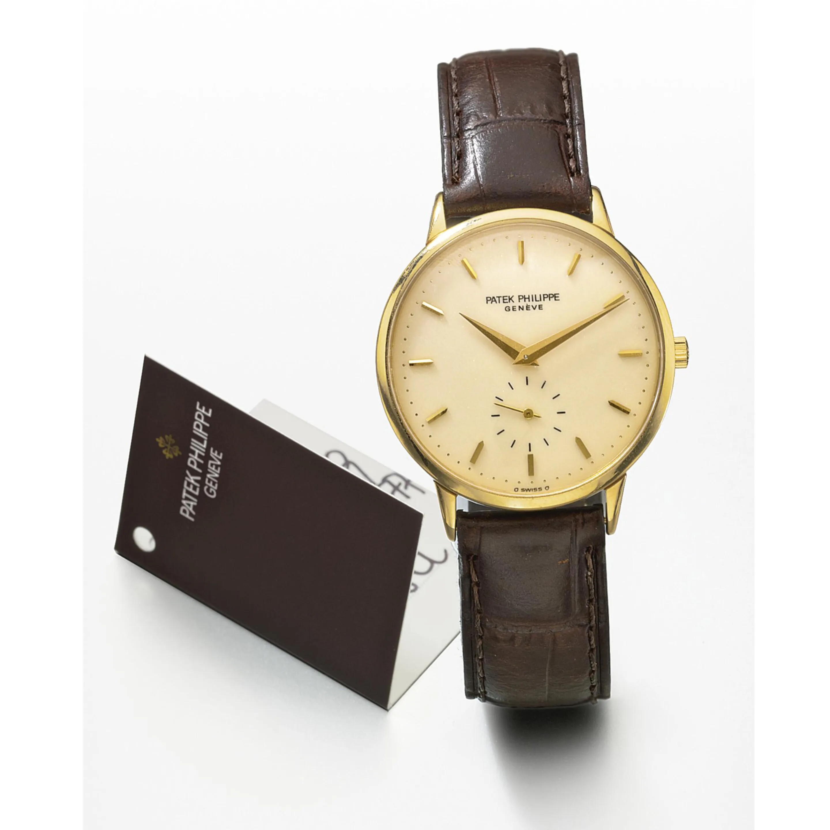 Patek Philippe Calatrava 3893 33mm Yellow gold Cream