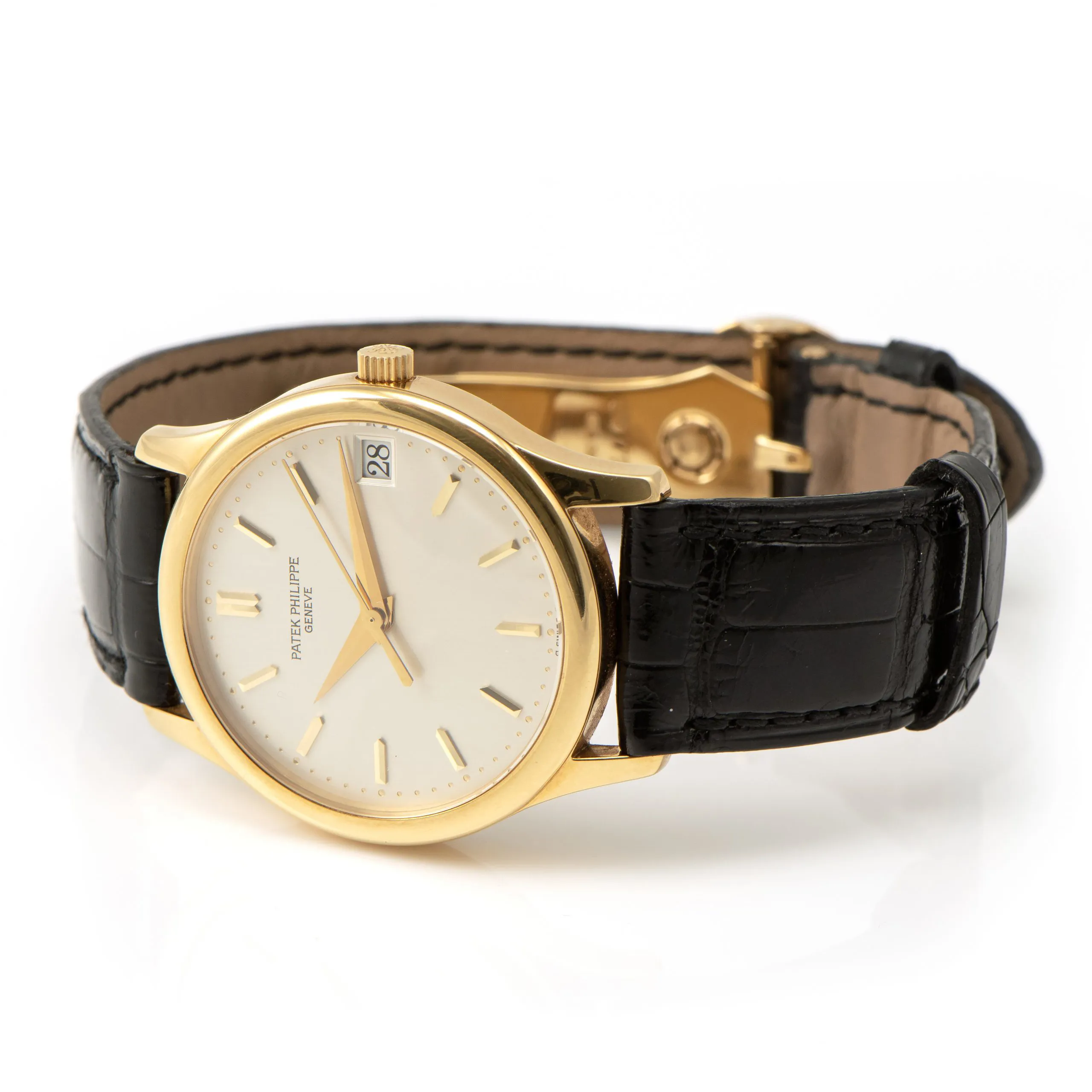 Patek Philippe Calatrava 3998 Yellow gold Cream 4