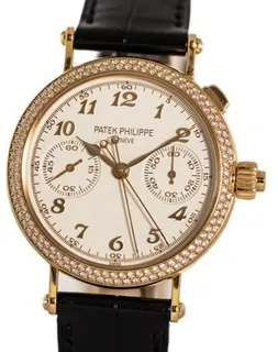 Patek Philippe Split-Seconds Chronograph 7059R-001 33mm Rose gold Silver