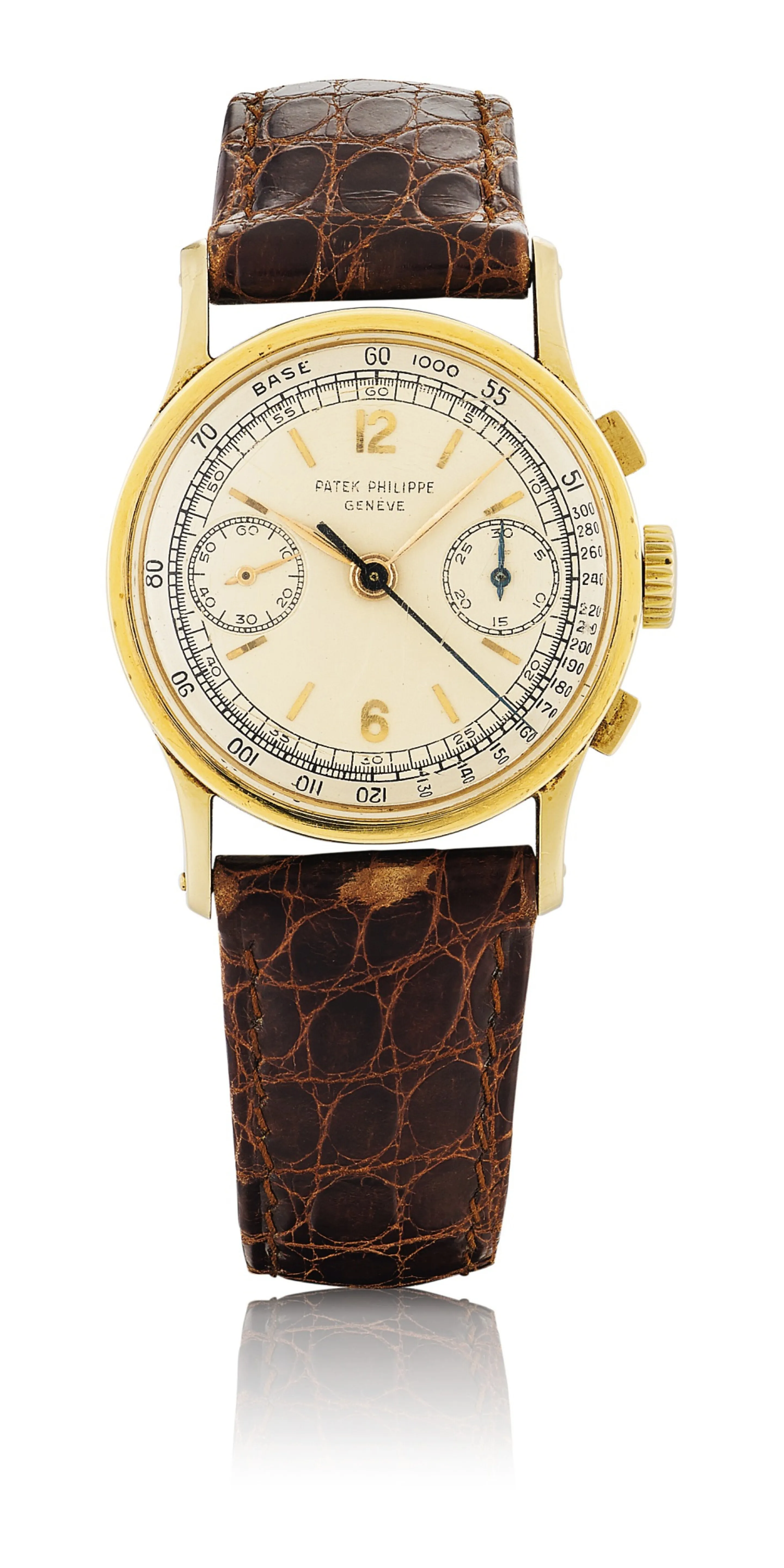 Patek Philippe Chronograph 533 33mm Yellow gold Cream