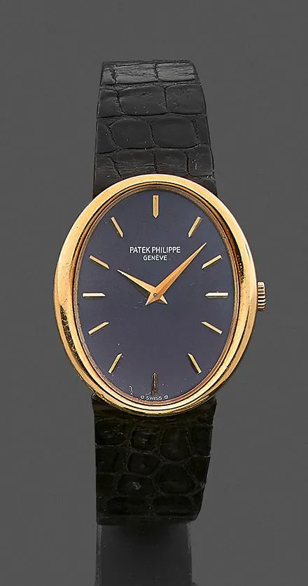 Patek Philippe Ellipse Lady 4225 25mm Yellow gold Blue