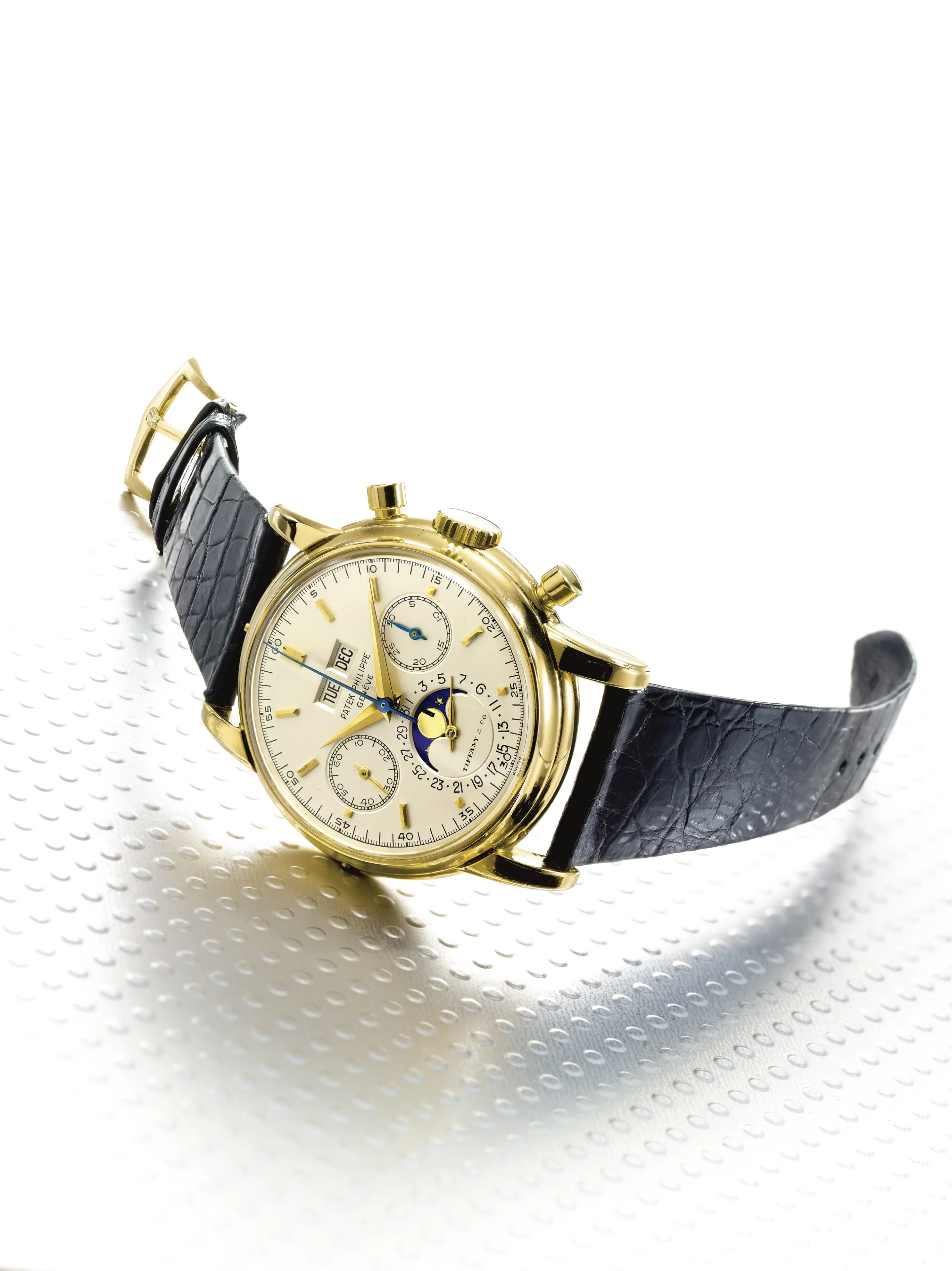 Patek Philippe Perpetual Calendar Chronograph 2499 37mm Yellow gold Silver