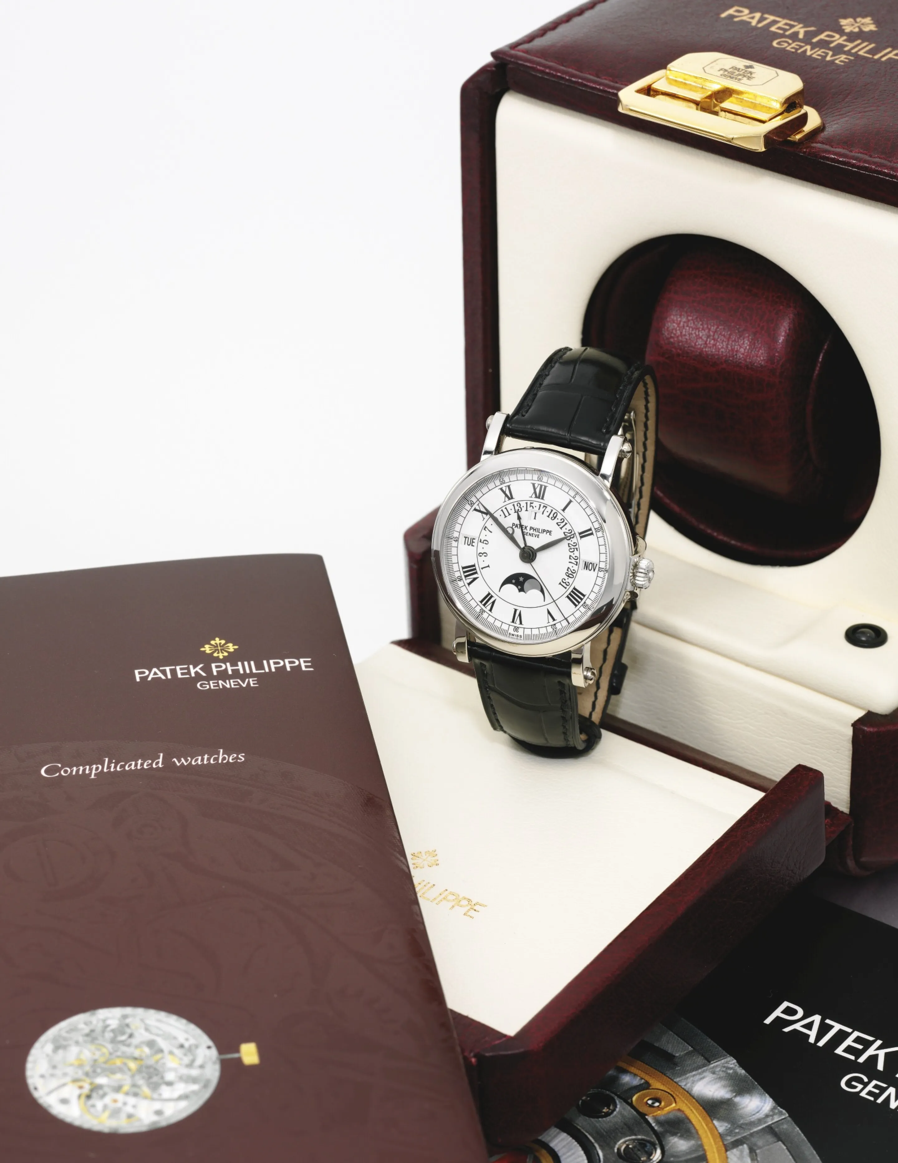 Patek Philippe Perpetual Calendar 5059P 36mm Platinum White