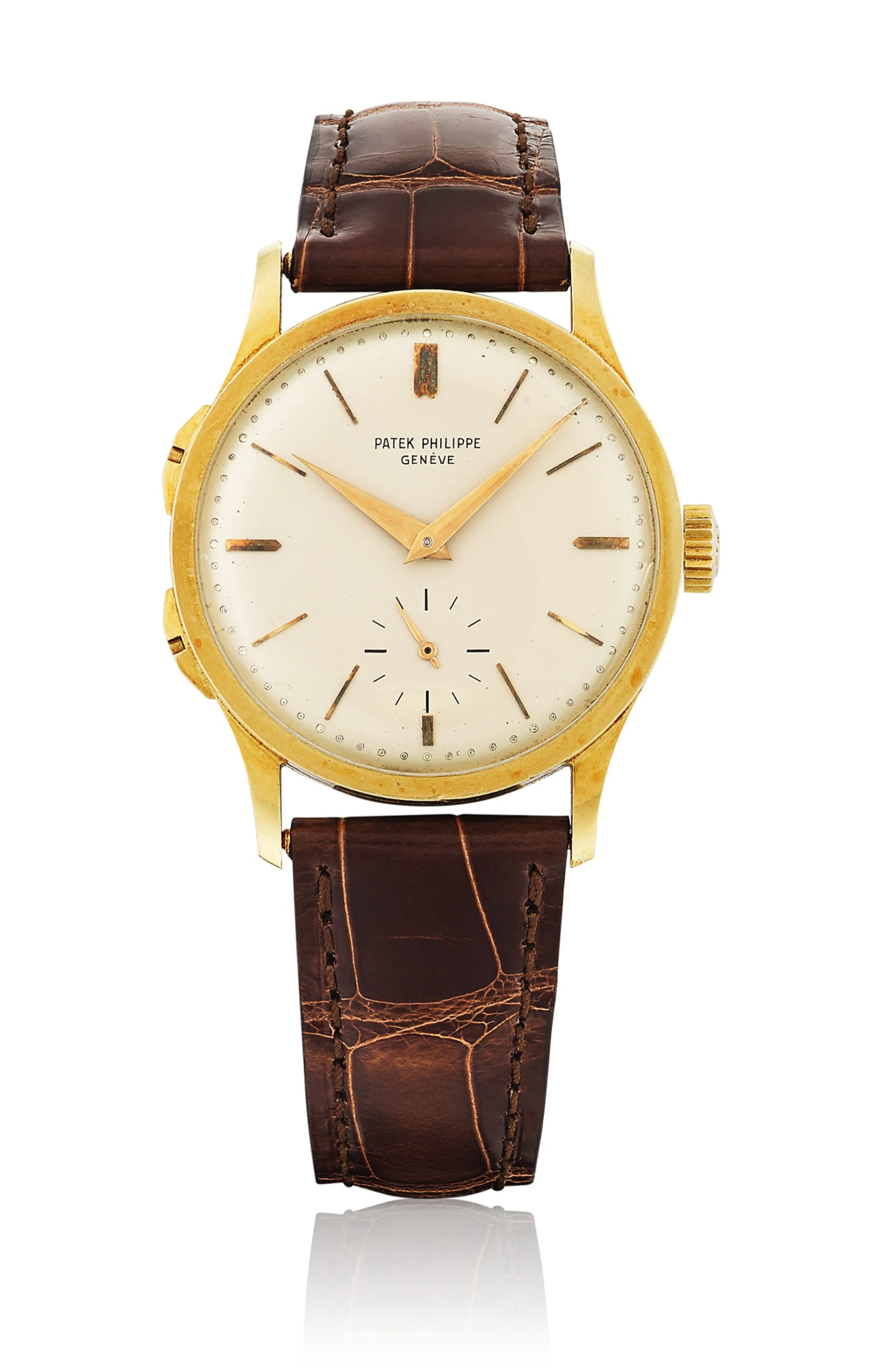 Patek Philippe Calatrava 2597 35mm Yellow gold Silver