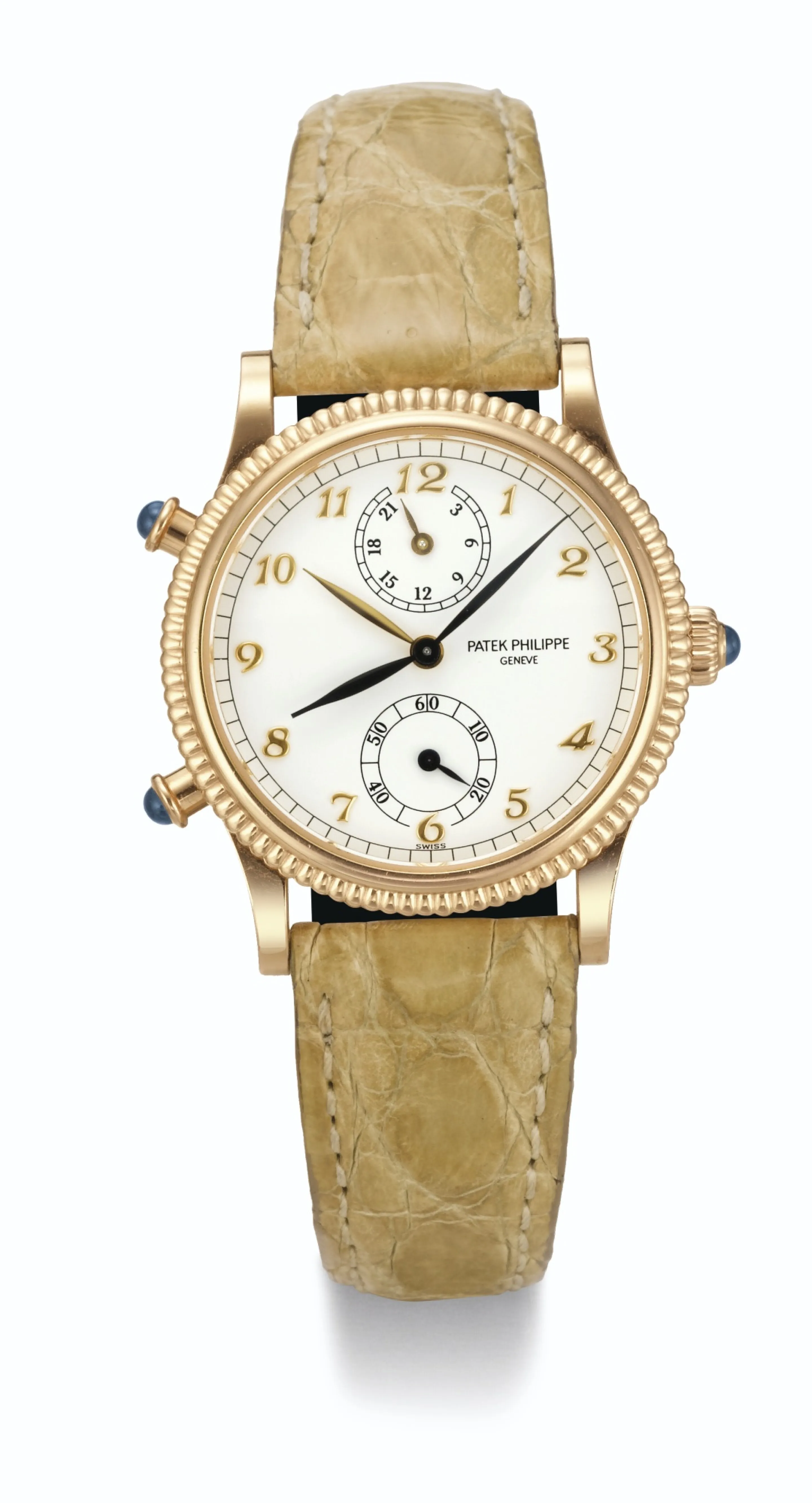 Patek Philippe Travel Time 4864 29mm Rose gold White