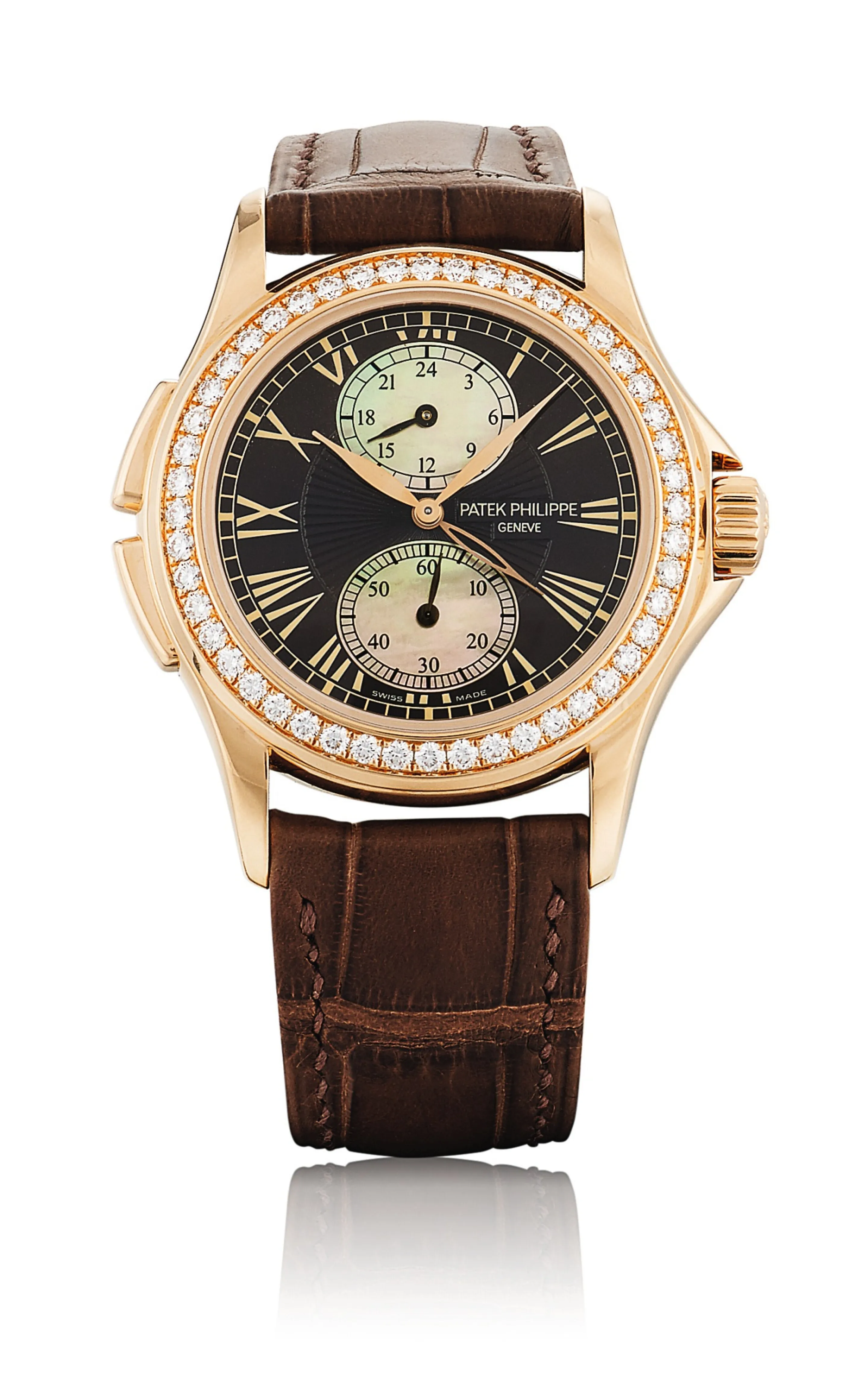 Patek Philippe Calatrava 4934 35mm Rose gold Brown