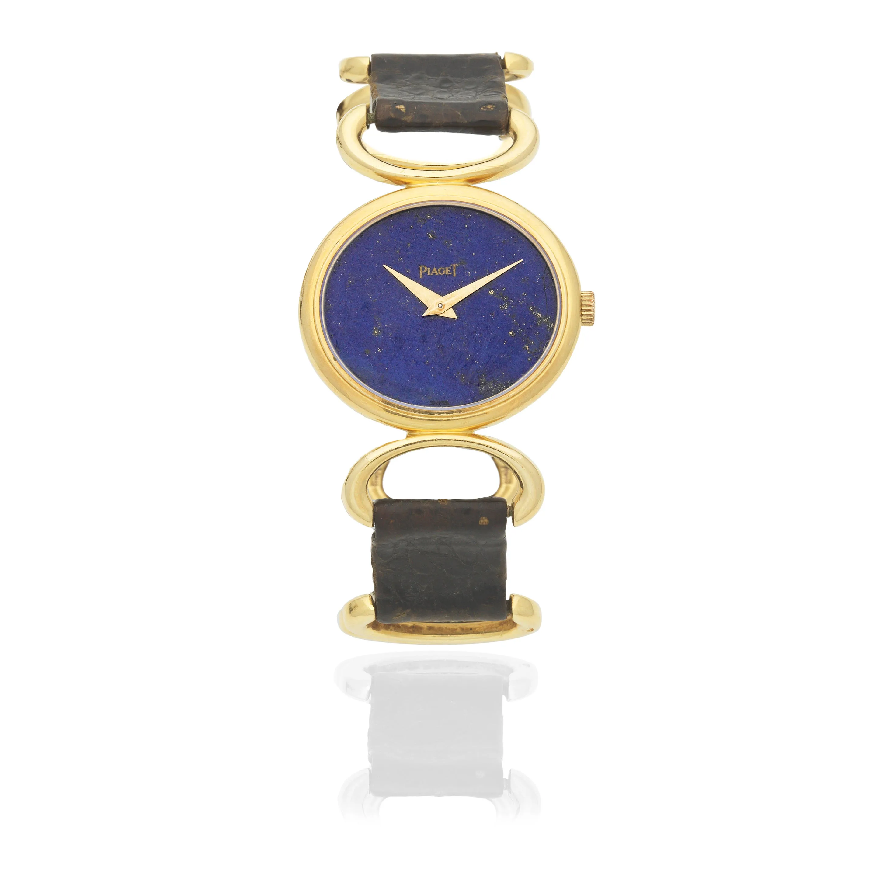 Piaget 9802 27mm Yellow gold Blue