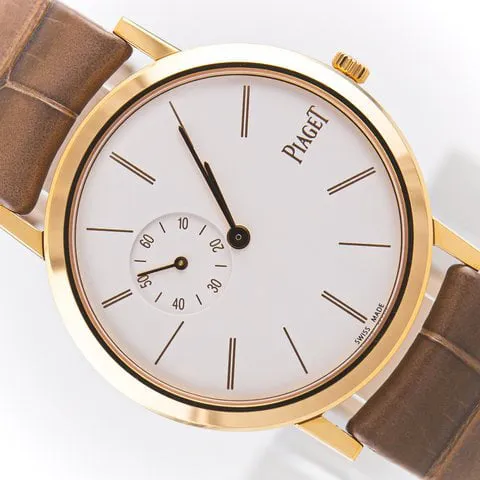 Piaget Altiplano G0A39105 34mm Rose gold Silver