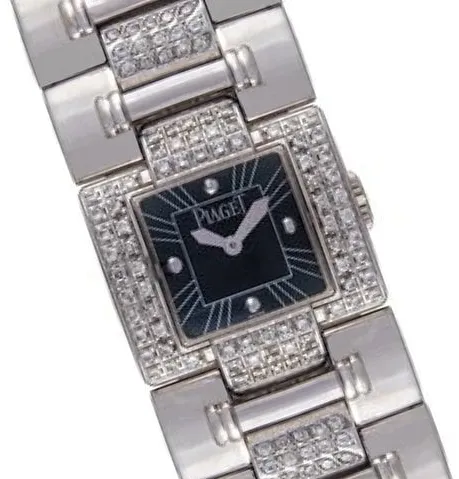 Piaget Dancer 50015 K831 21mm White gold Blue