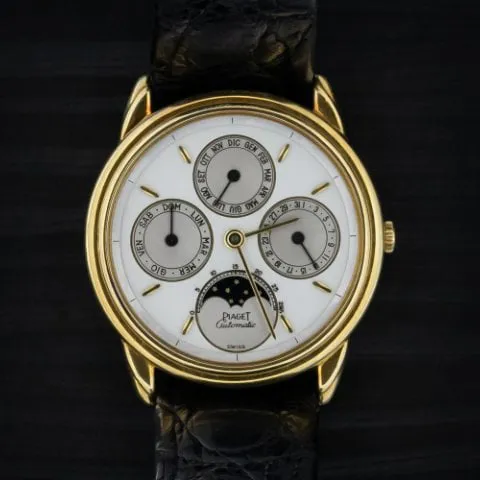 Piaget Gouverneur 15958 33.5mm Yellow gold White