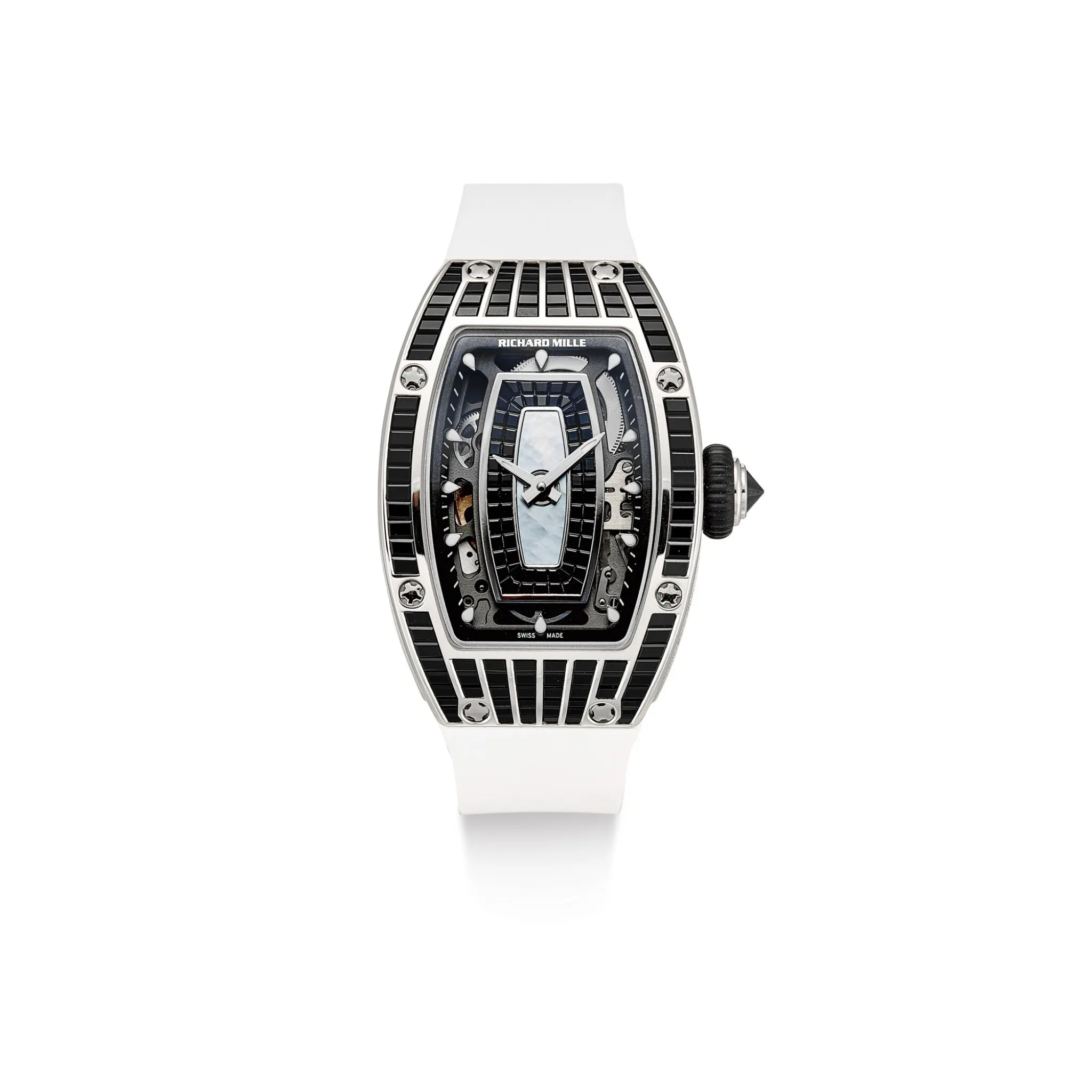 Richard Mille RM 067 RM 007 31mm White gold Semi-skeletonized