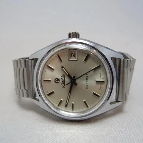 Roamer Searock 34mm Stainless steel Silver