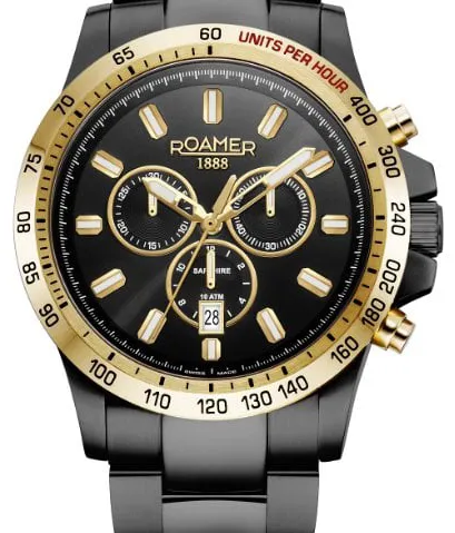 Roamer 861837 49 55 20 45mm Stainless steel Black