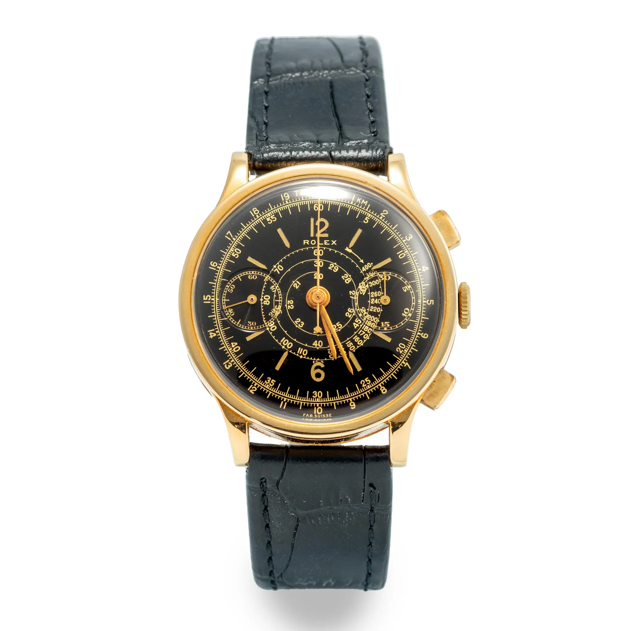 Rolex Chronograph 2508 37mm Yellow gold Black