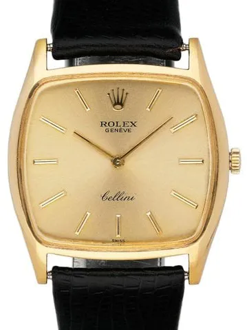 Rolex Cellini 3805 32mm Yellow gold Champagne