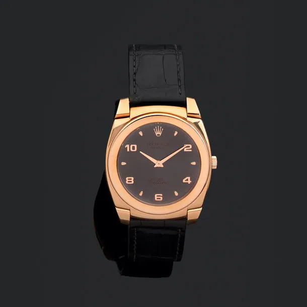 Rolex Cellini Cestello 5330 36mm Rose gold Black