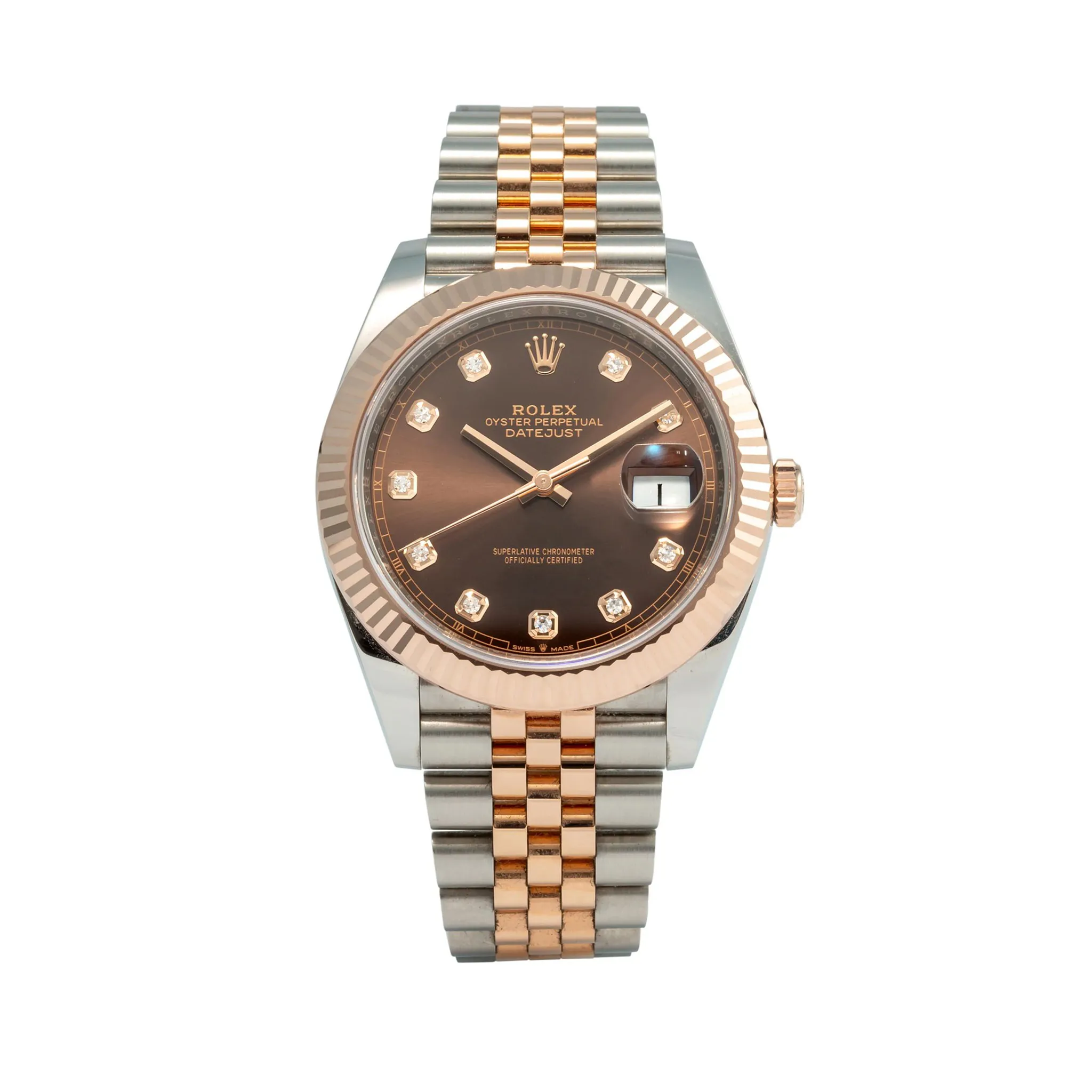 Rolex Datejust 41 126331 39.5mm Stainless steel Brown