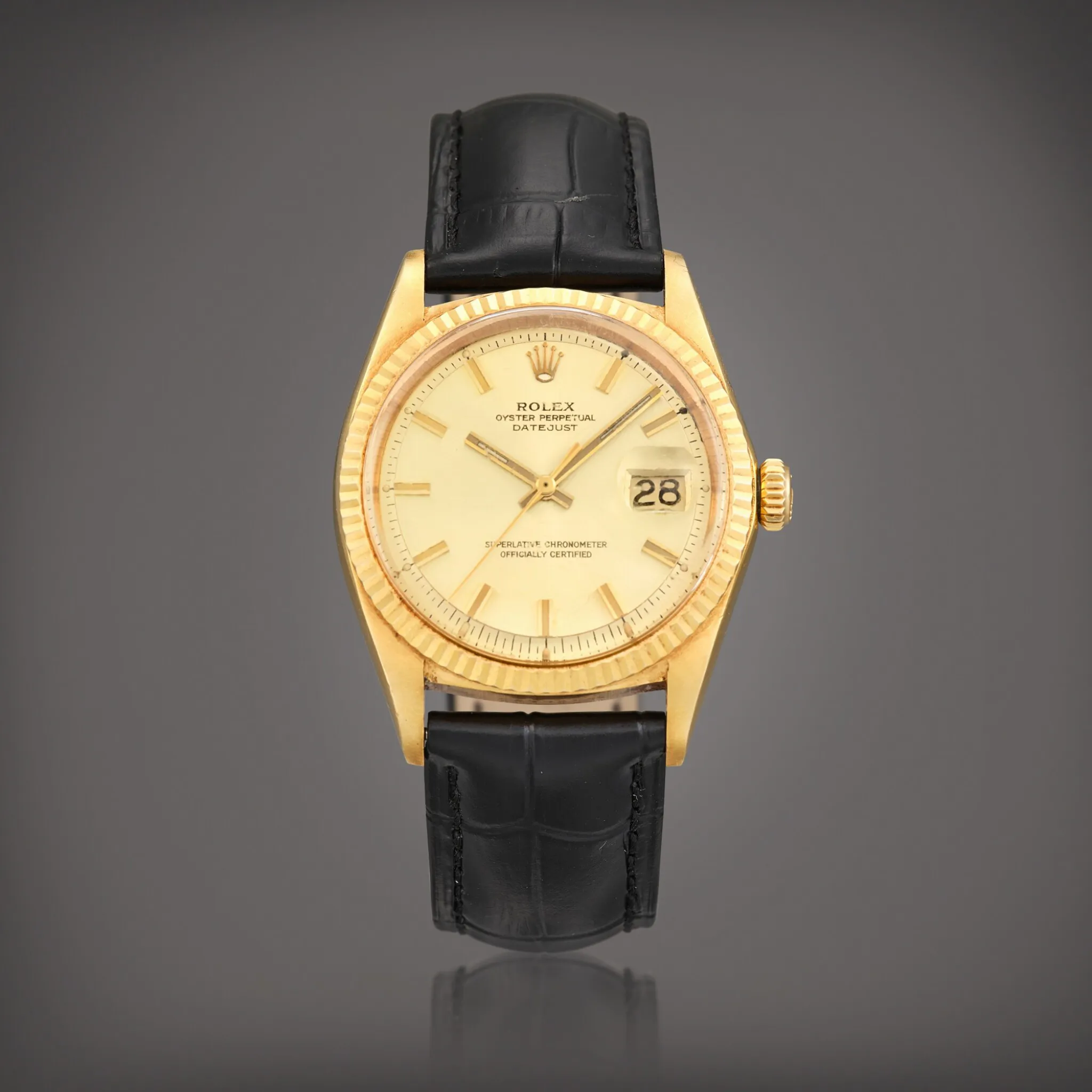 Rolex Datejust 36 1601 36mm Yellow gold Champagne