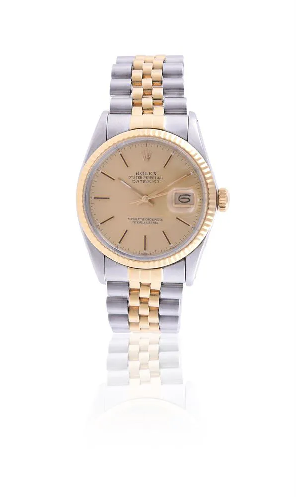 Rolex Datejust 36 16013 34mm Stainless steel Champagne