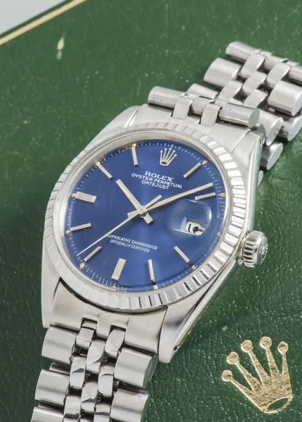 Rolex Datejust 1603 36mm Stainless steel Blue