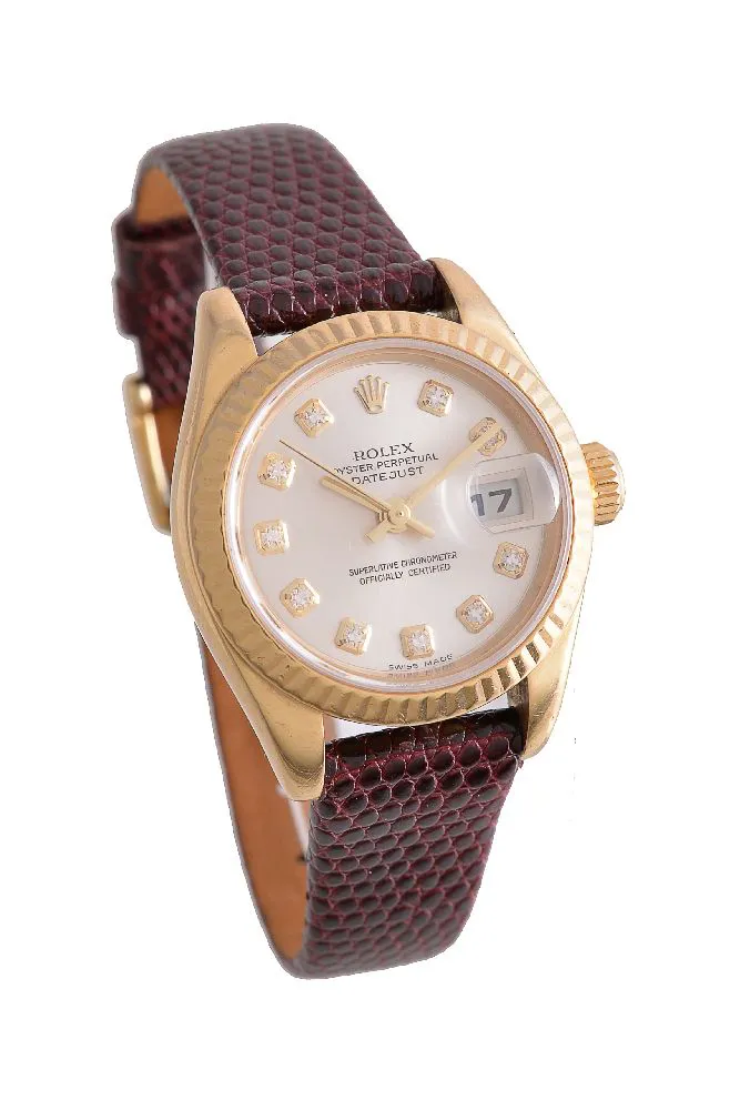 Rolex Lady-Datejust 179178 26mm Yellow gold Silver