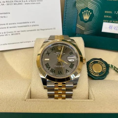 Rolex Datejust 41 126301 41mm Yellow gold and Stainless steel Gray