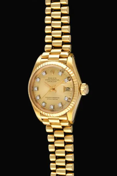 Rolex Lady-Datejust 6927 Yellow gold Champagne