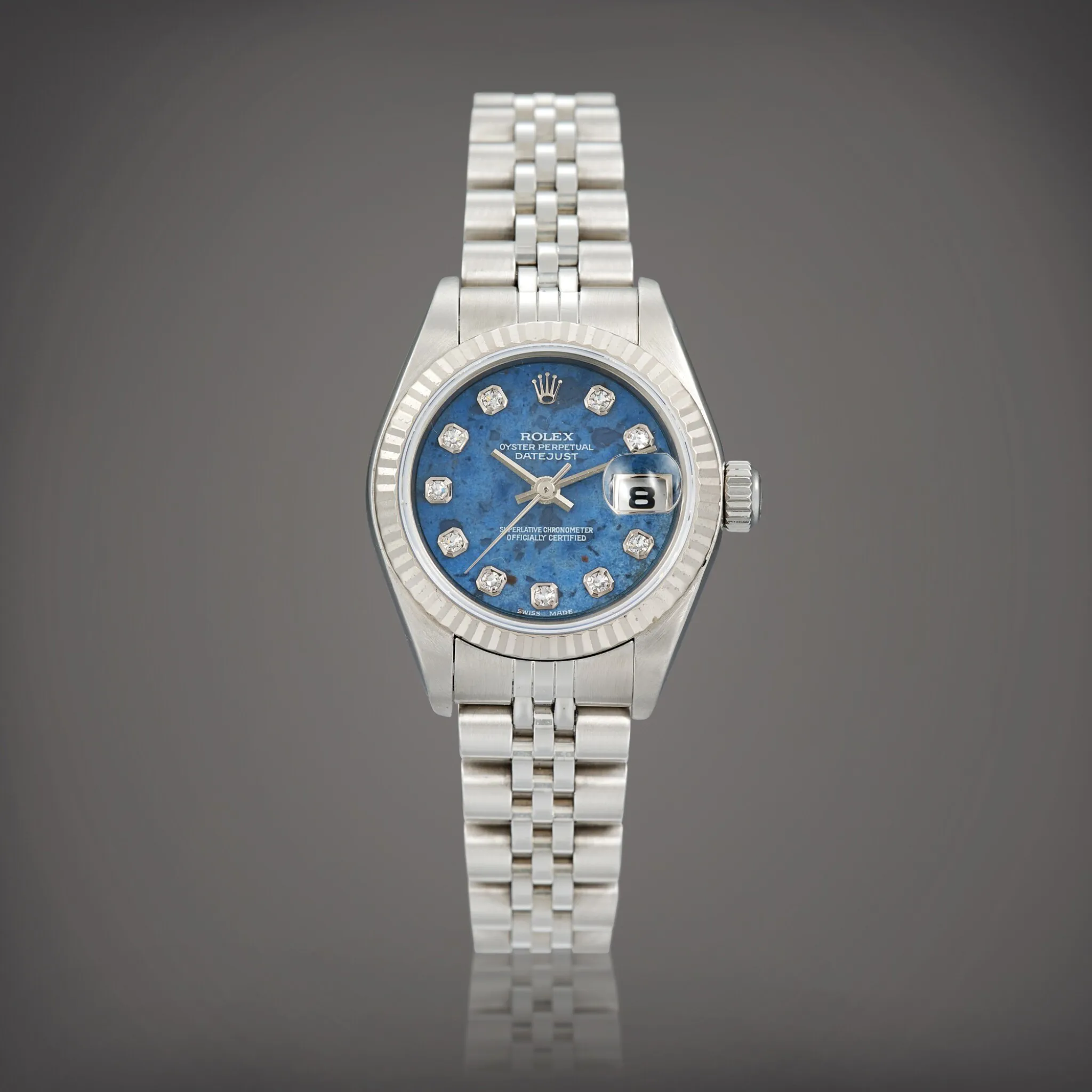 Rolex Lady-Datejust 79174 26mm Stainless steel Sodalite