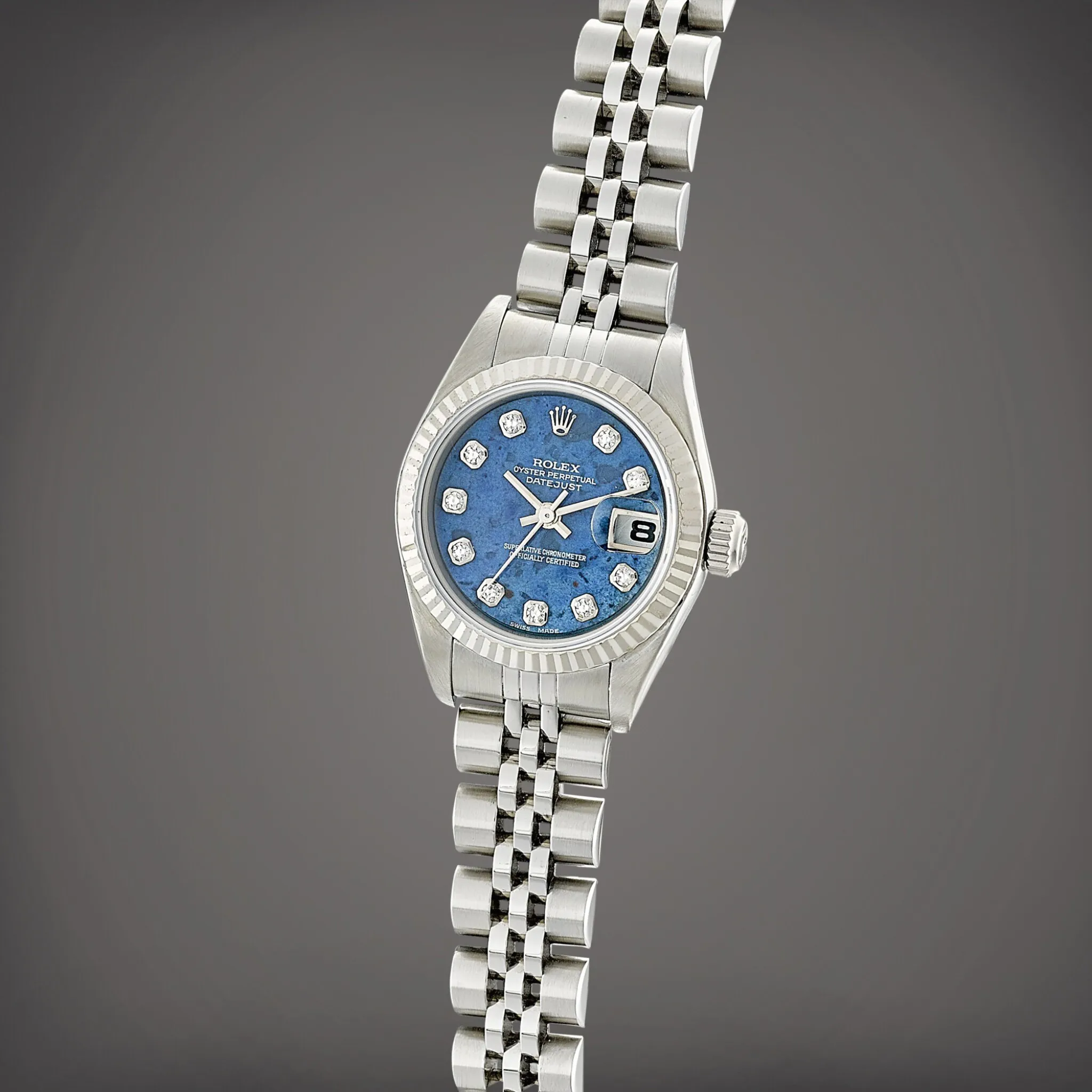 Rolex Lady-Datejust 79174 26mm Stainless steel Sodalite 1