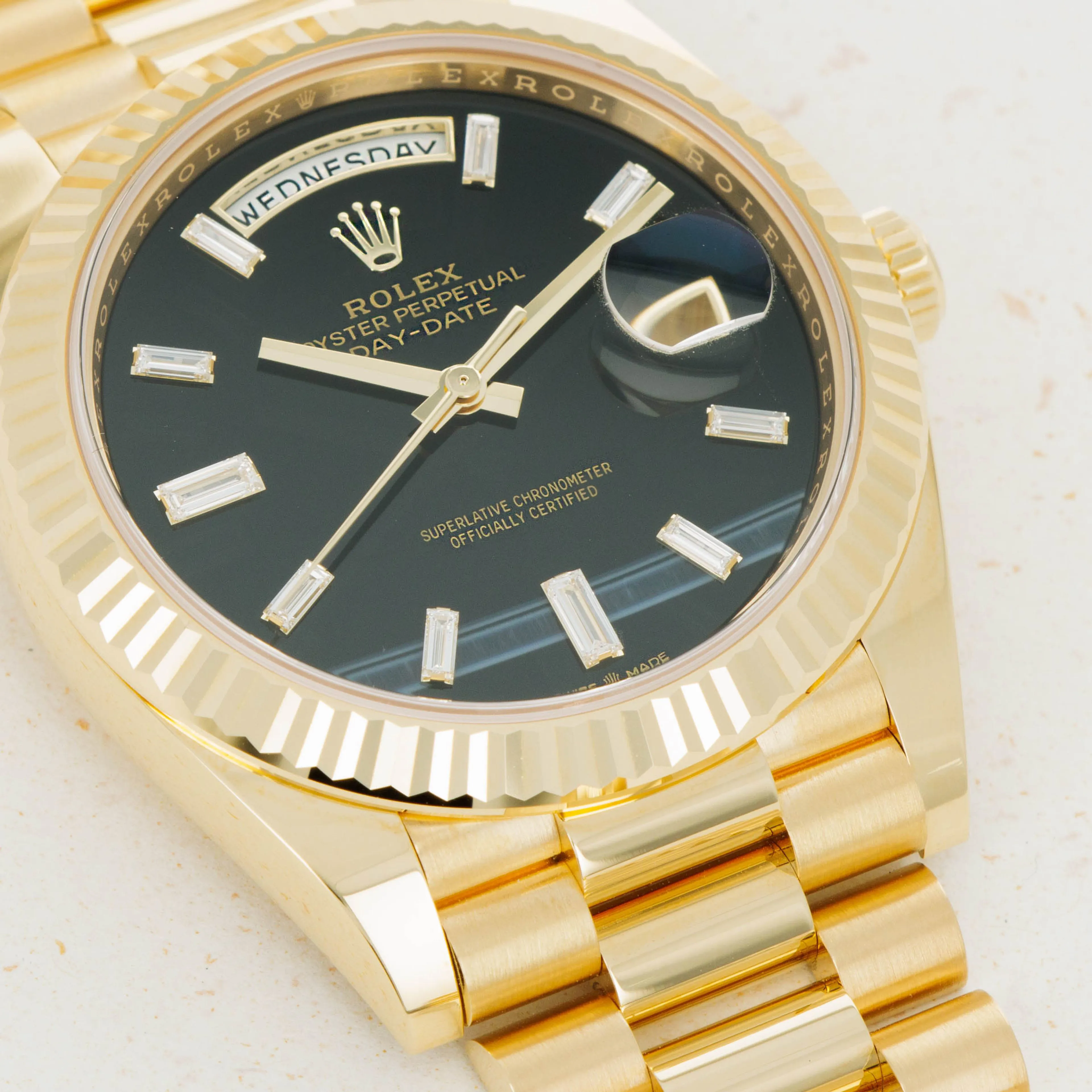 Rolex Day-Date 40 228238 40mm Yellow gold Black 1