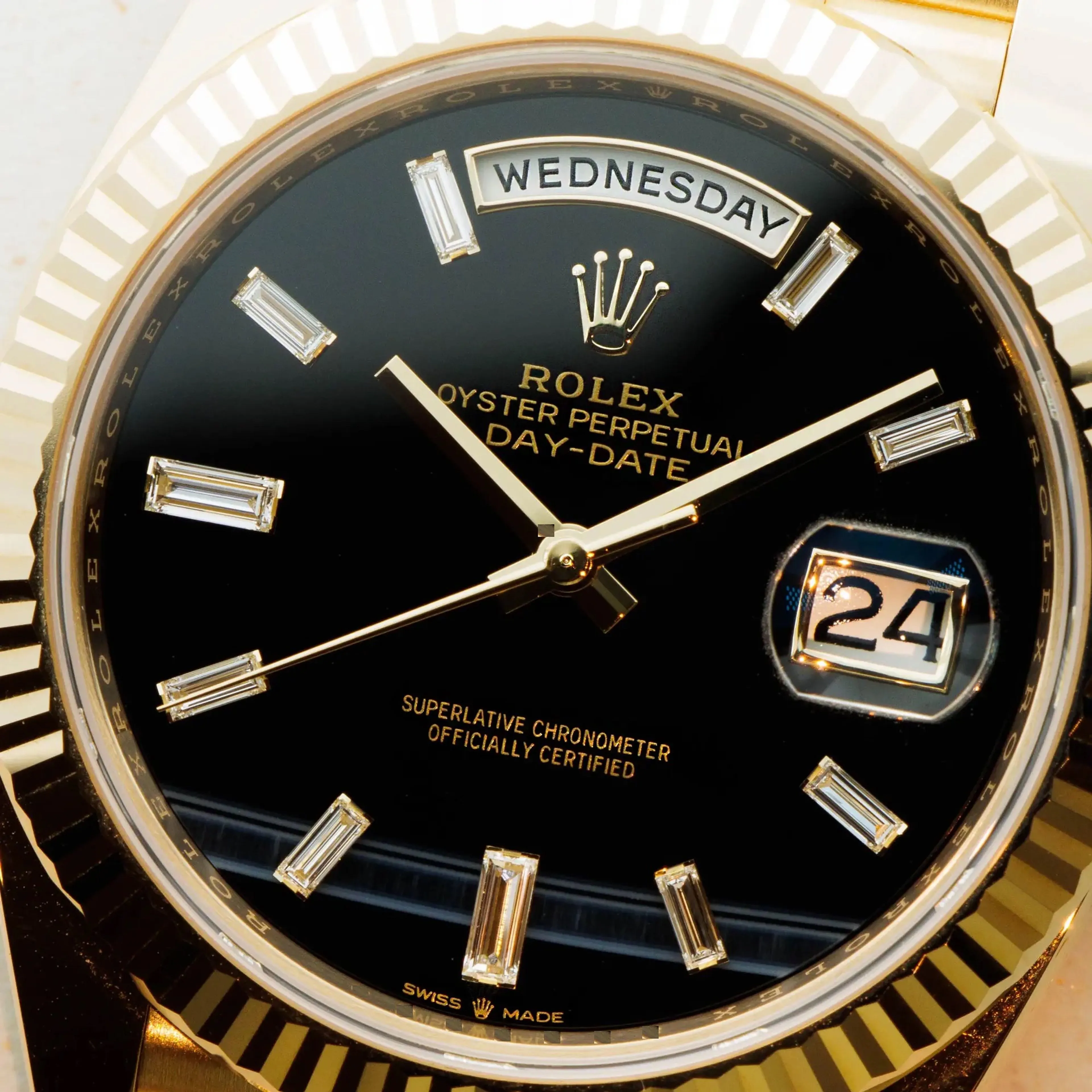 Rolex Day-Date 40 228238 40mm Yellow gold Black 10