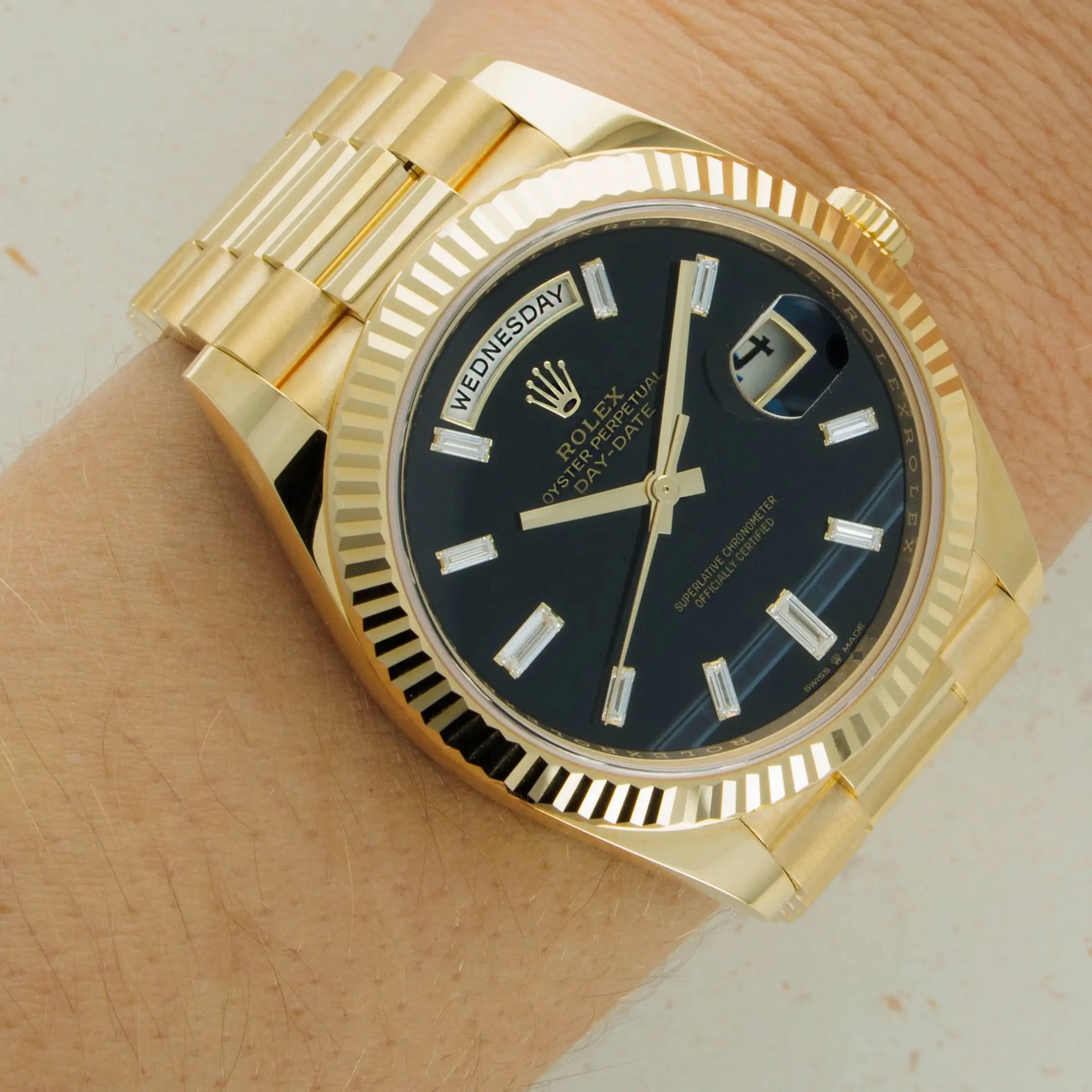 Rolex Day-Date 40 228238 40mm Yellow gold Black 15